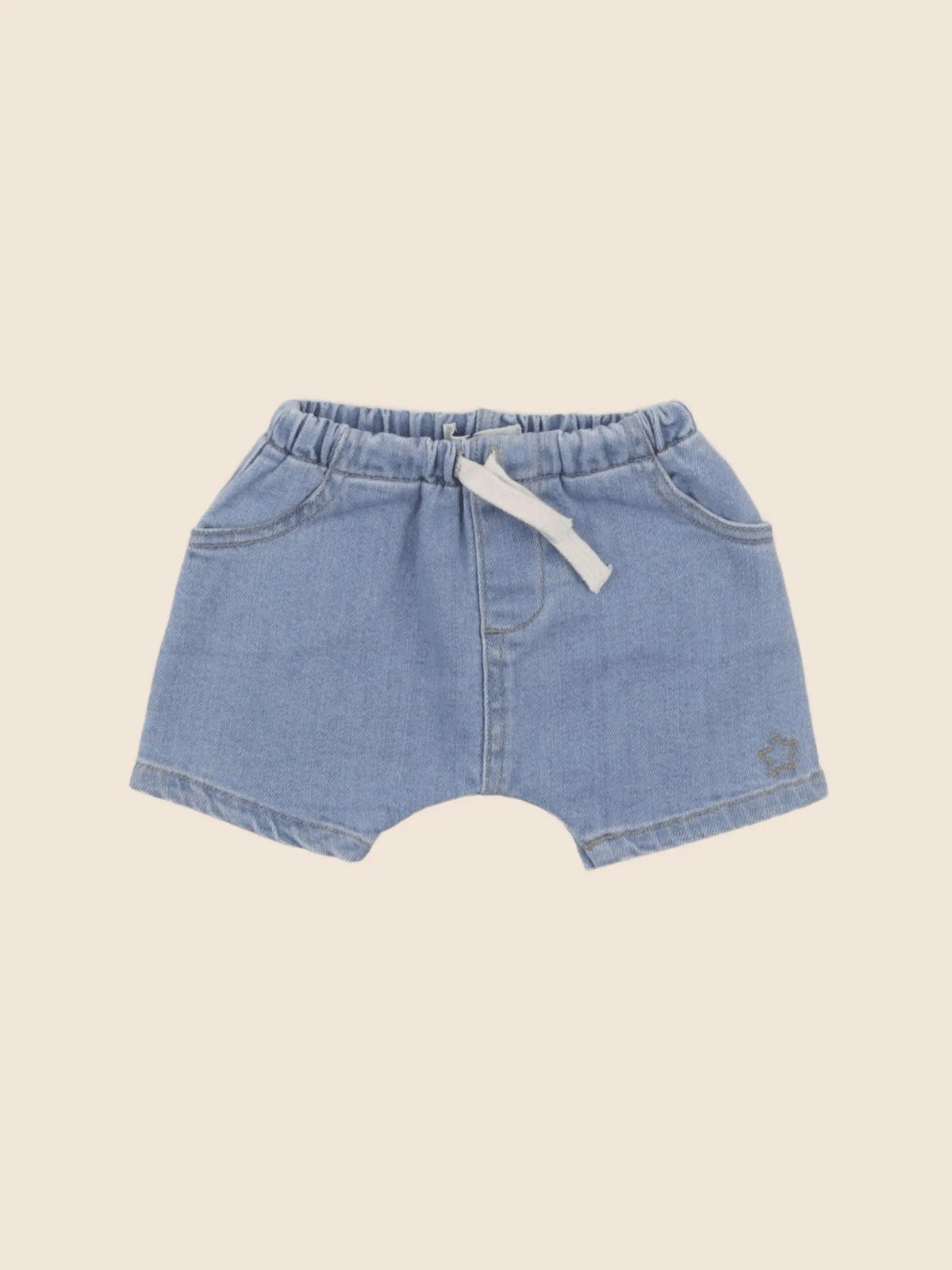 Tocoto vintage - short bleu - 6 mois