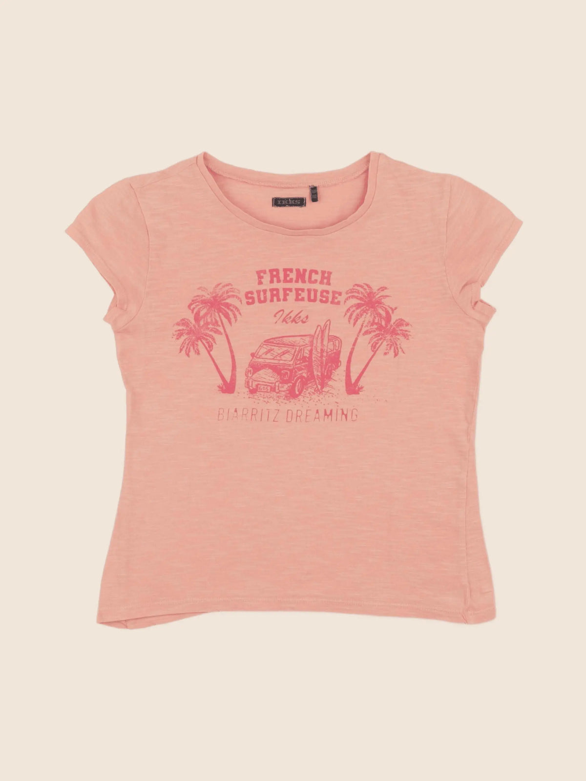 IKKS - tee-shirt orange - 10 ans