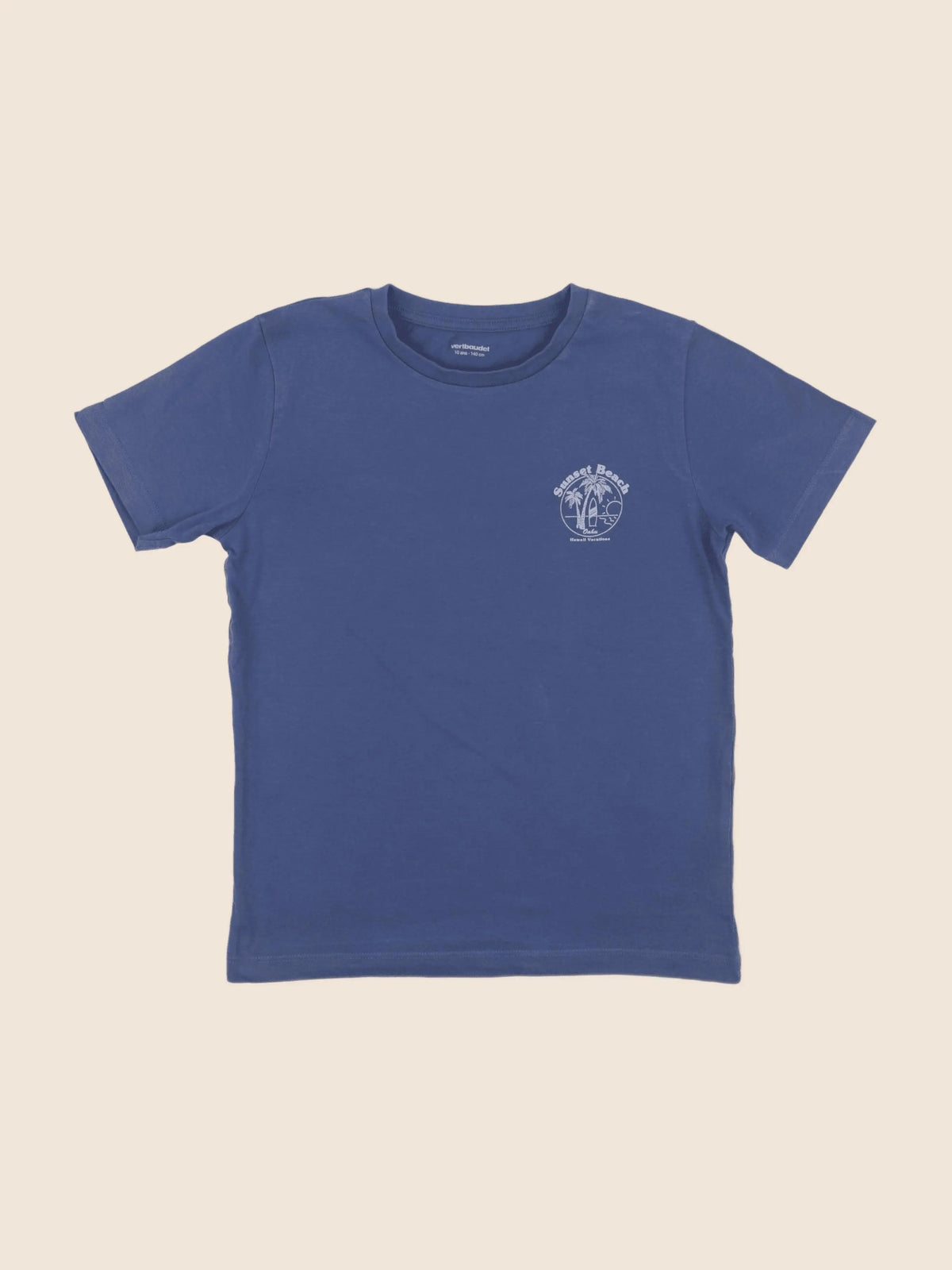 Vertbaudet - tee-shirt bleu - 10 ans