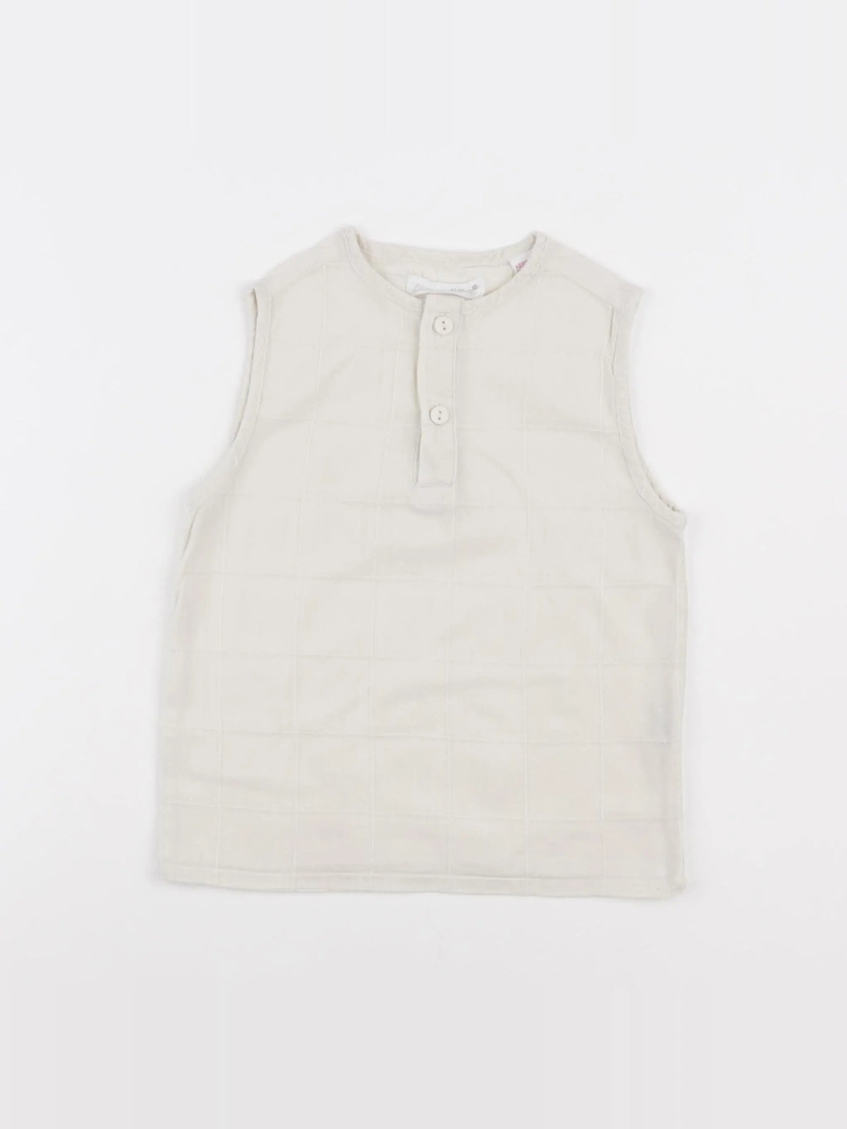 Zara - débardeur beige - 18/24 mois
