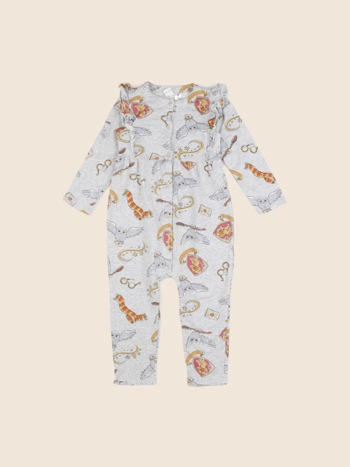 H&M - combinaison gris - 3/4 ans