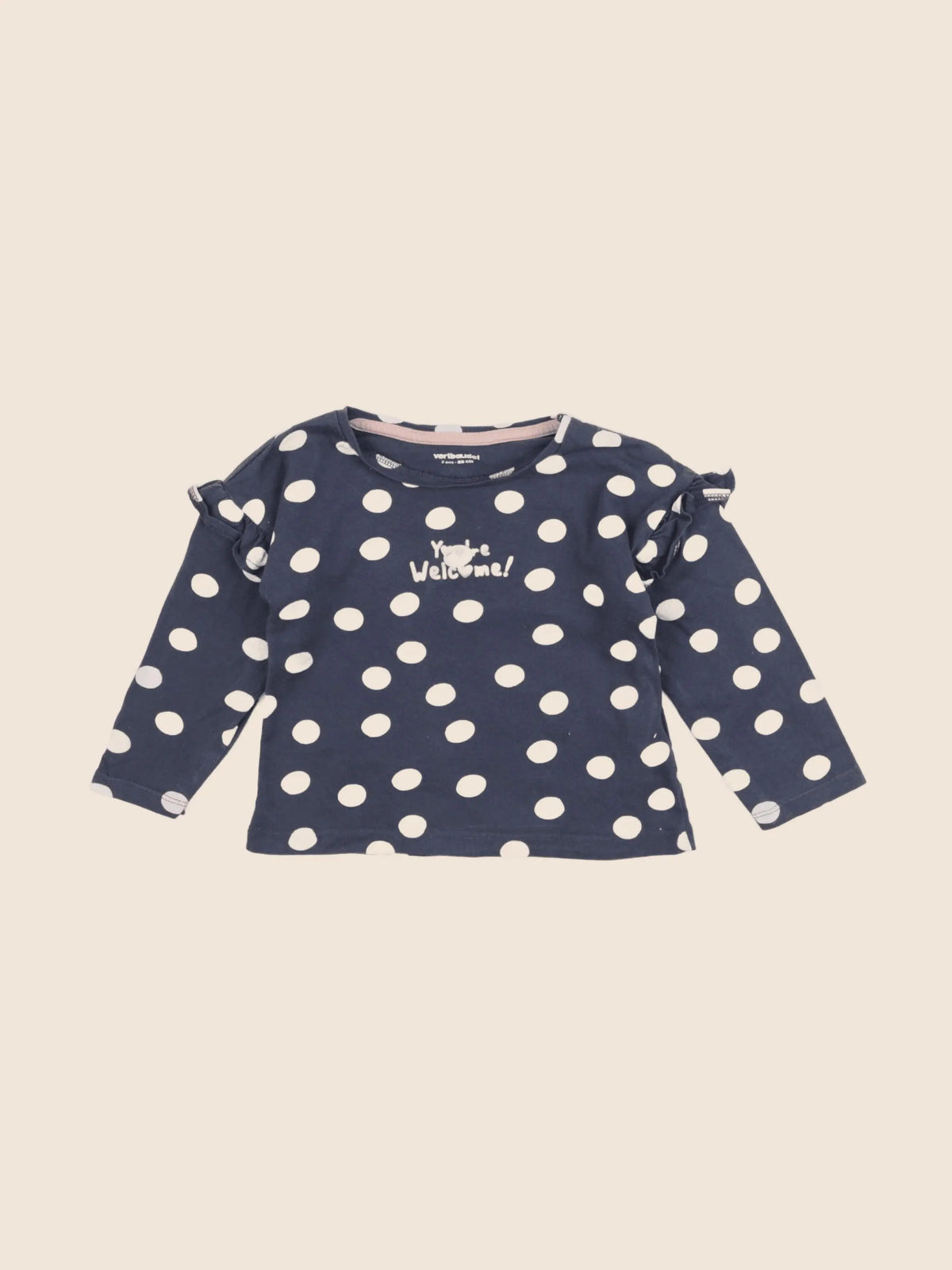 Vertbaudet - tee-shirt bleu - 2 ans