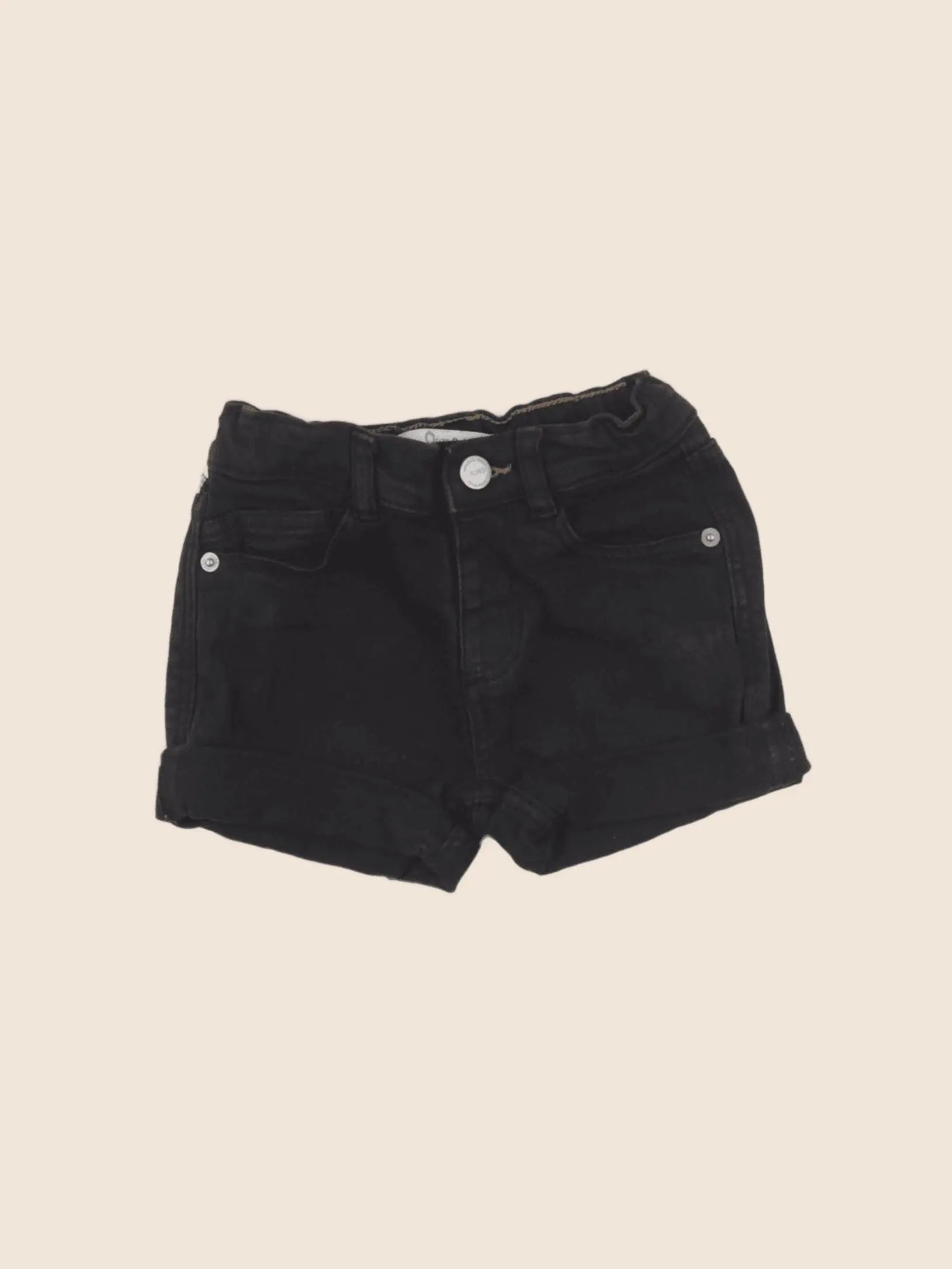 Zara - short noir - 9/12 mois