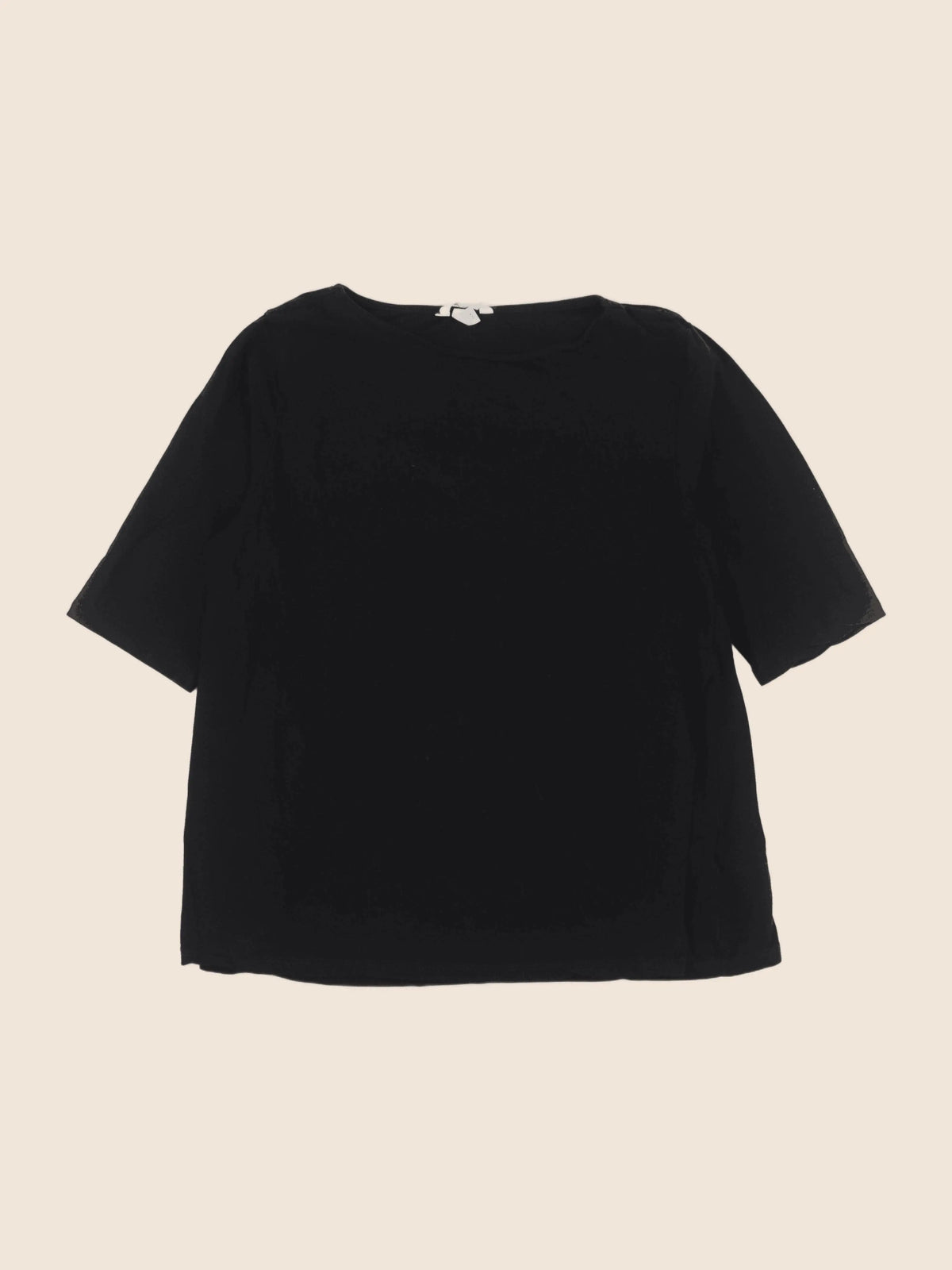 H&M - tee-shirt grossesse noir - m
