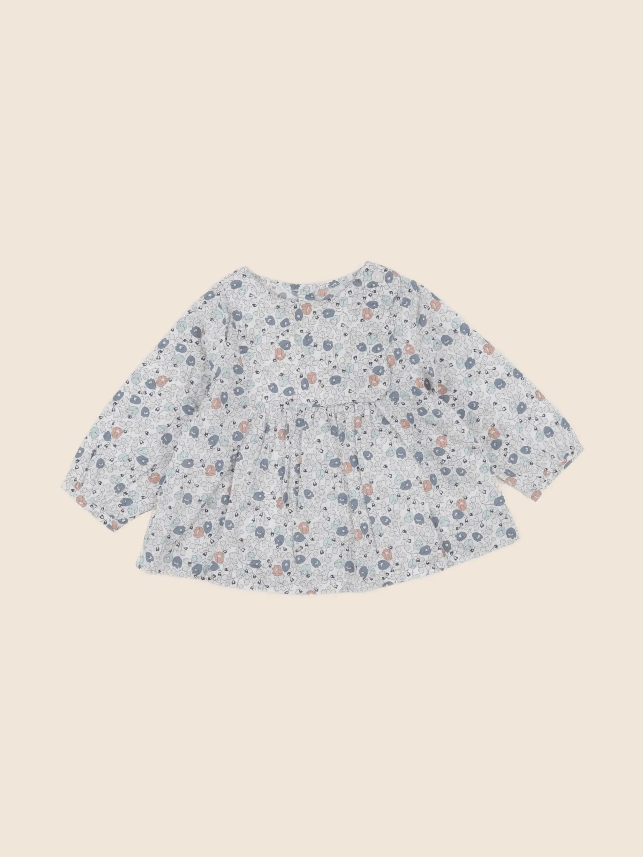 Jacadi - blouse liberty multicolore - 6 mois