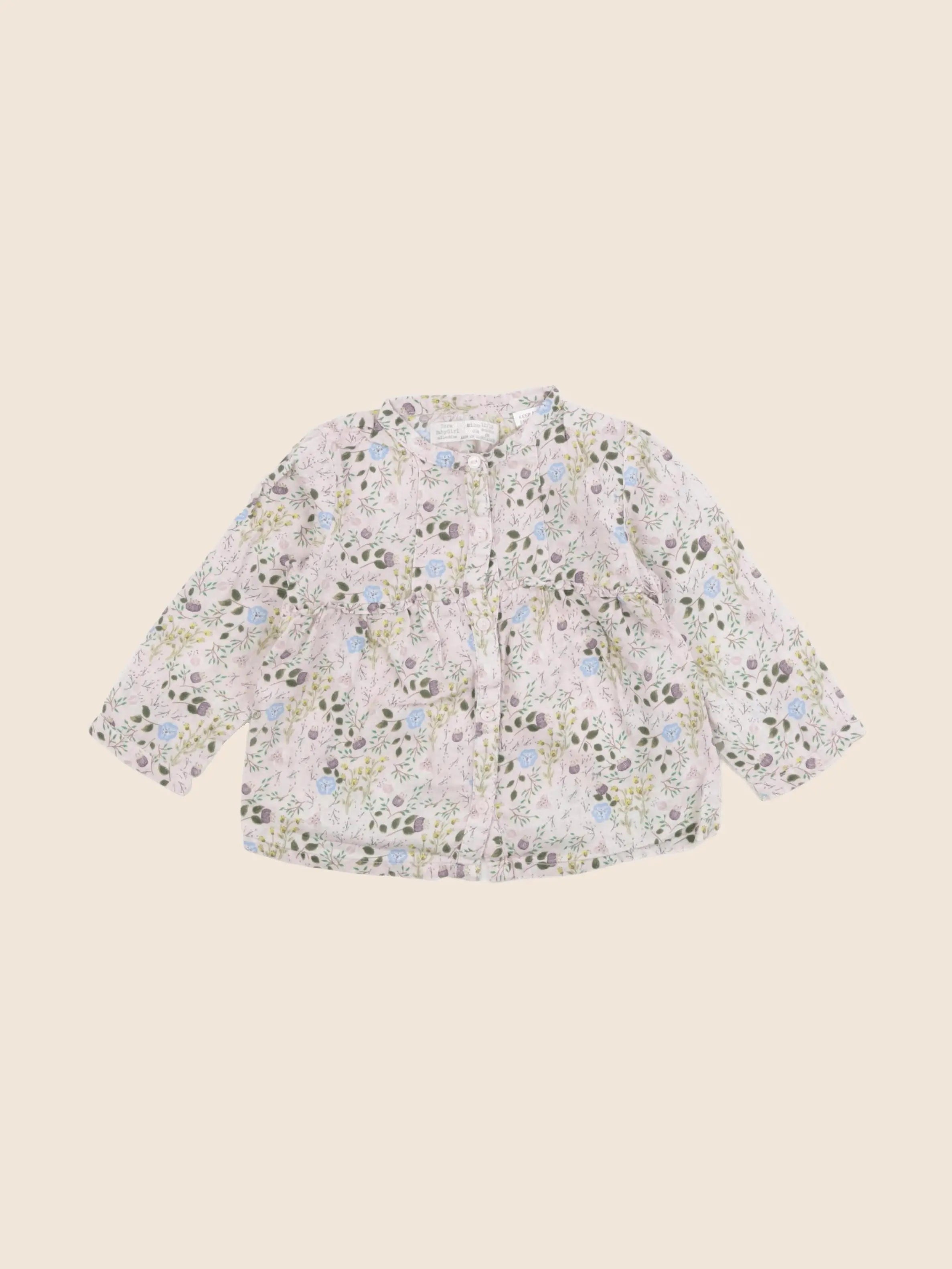 Zara - blouse rose - 12/18 mois