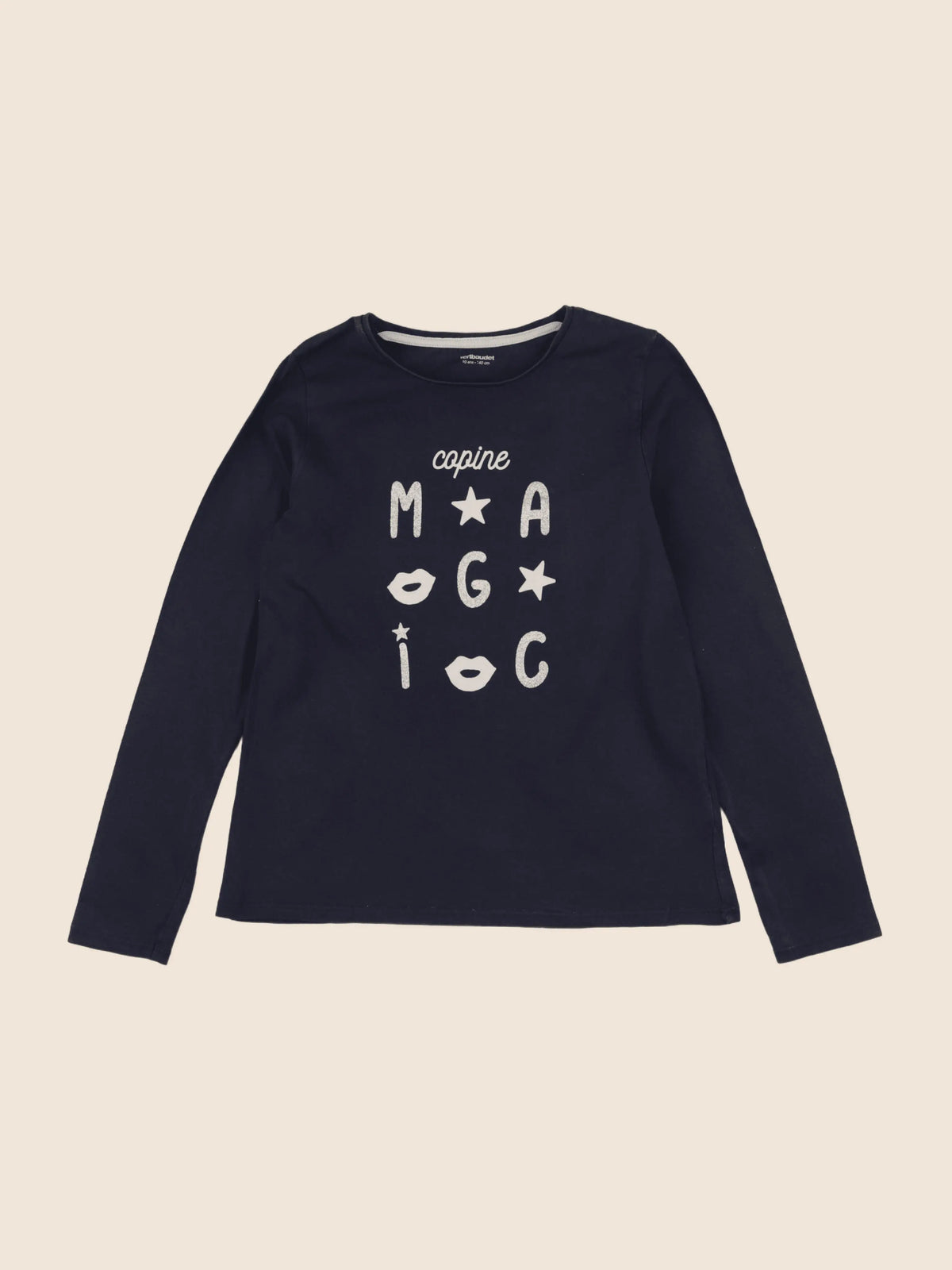 Vertbaudet - tee-shirt bleu - 10 ans