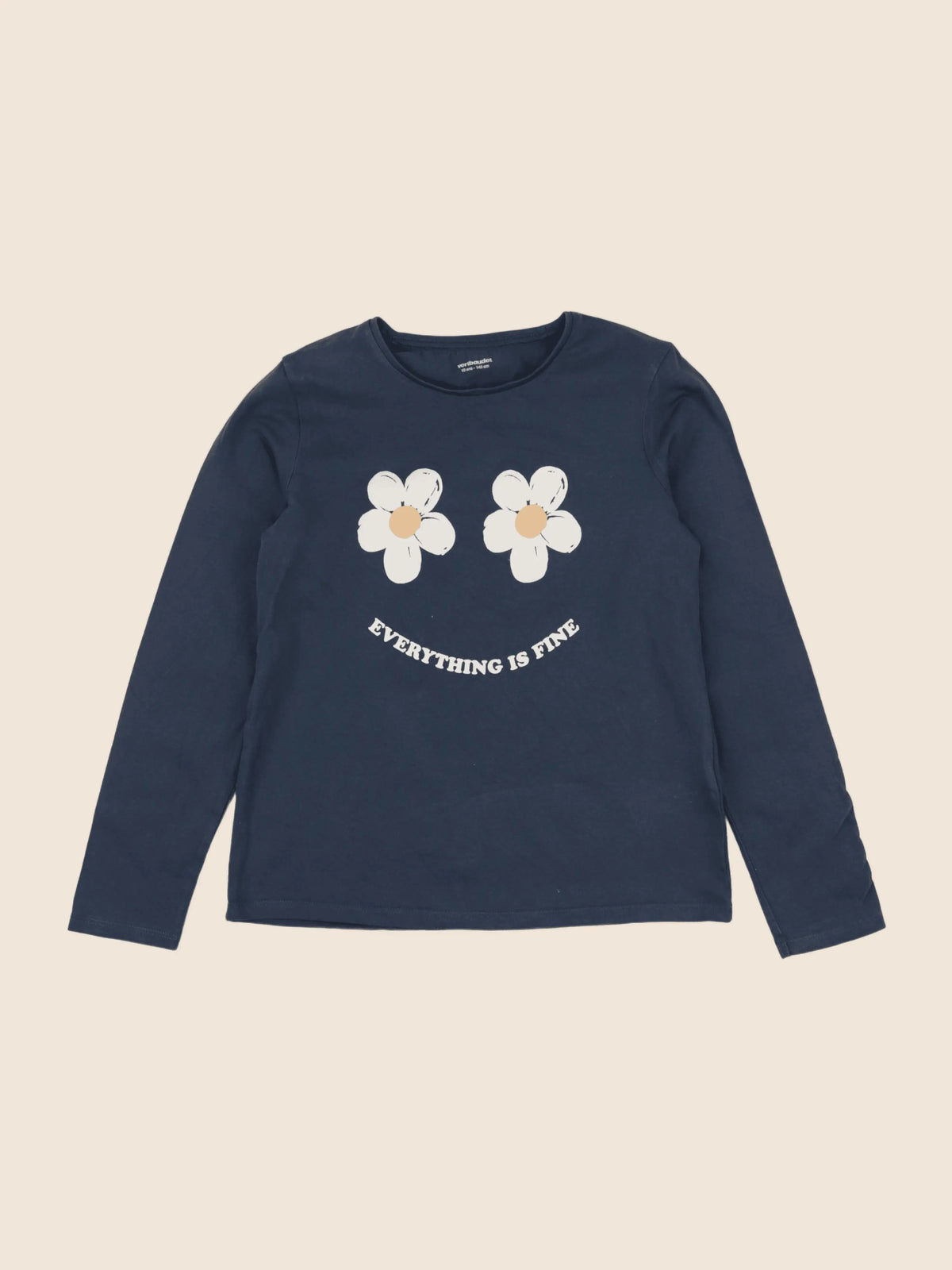 Vertbaudet - tee-shirt bleu - 10 ans