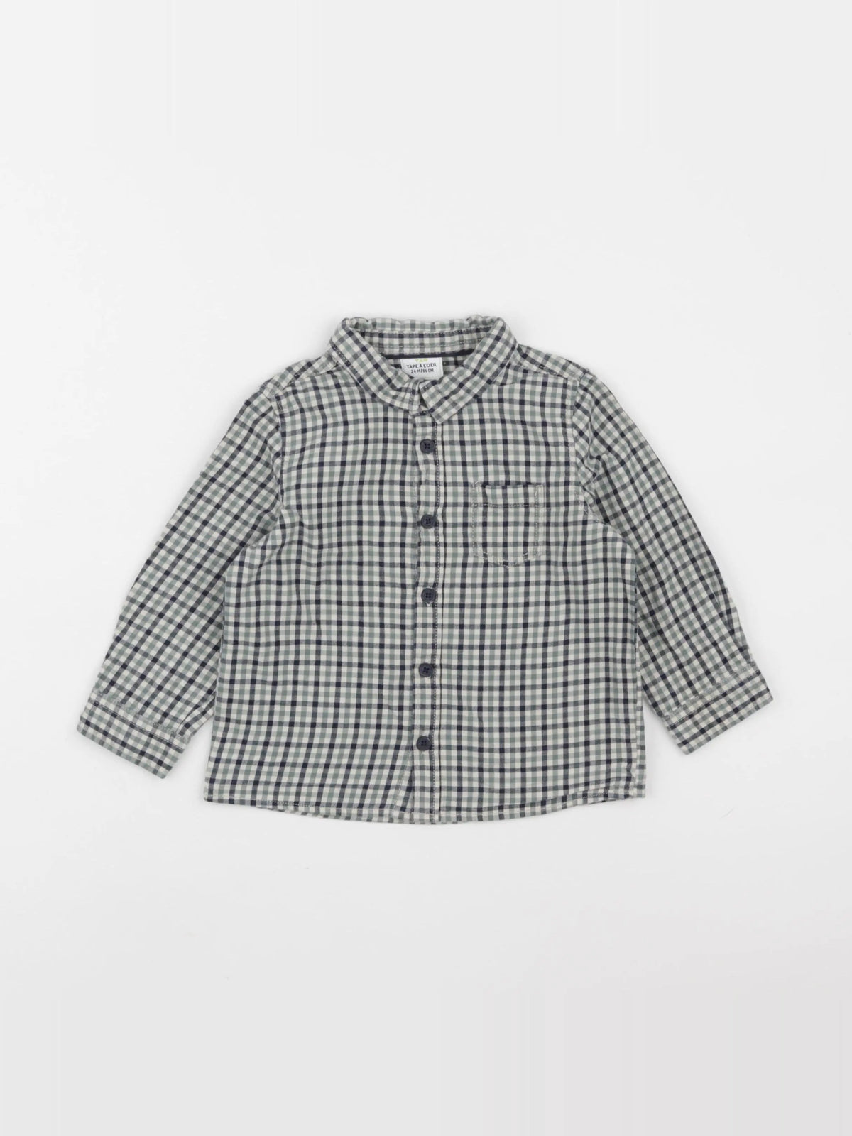 Tape à l'oeil - chemise vert - 24 mois