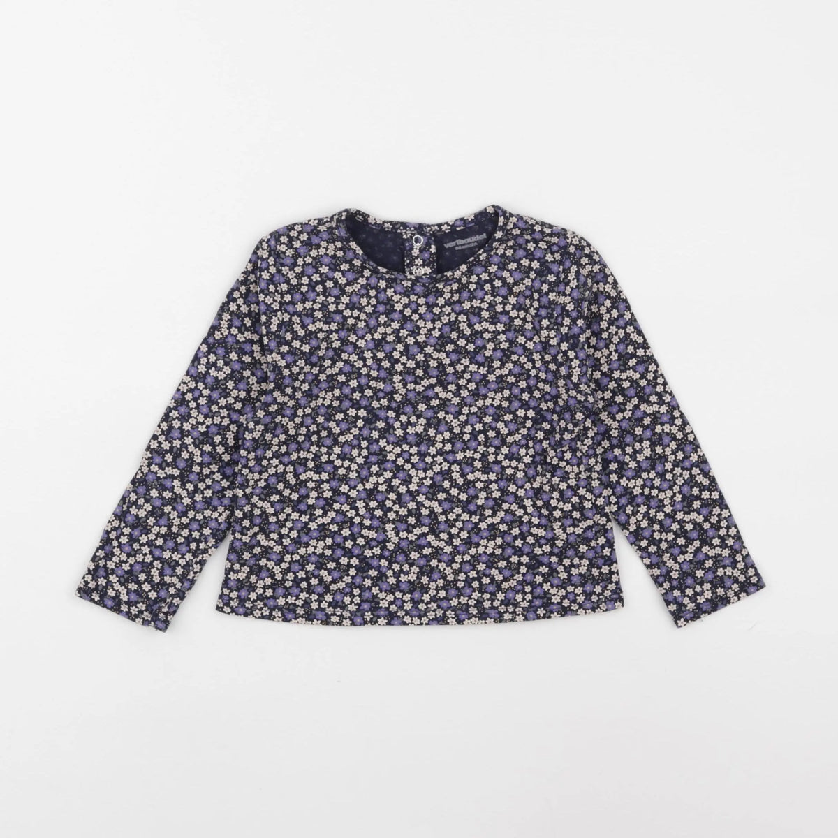 Vertbaudet - tee-shirt bleu - 2 ans