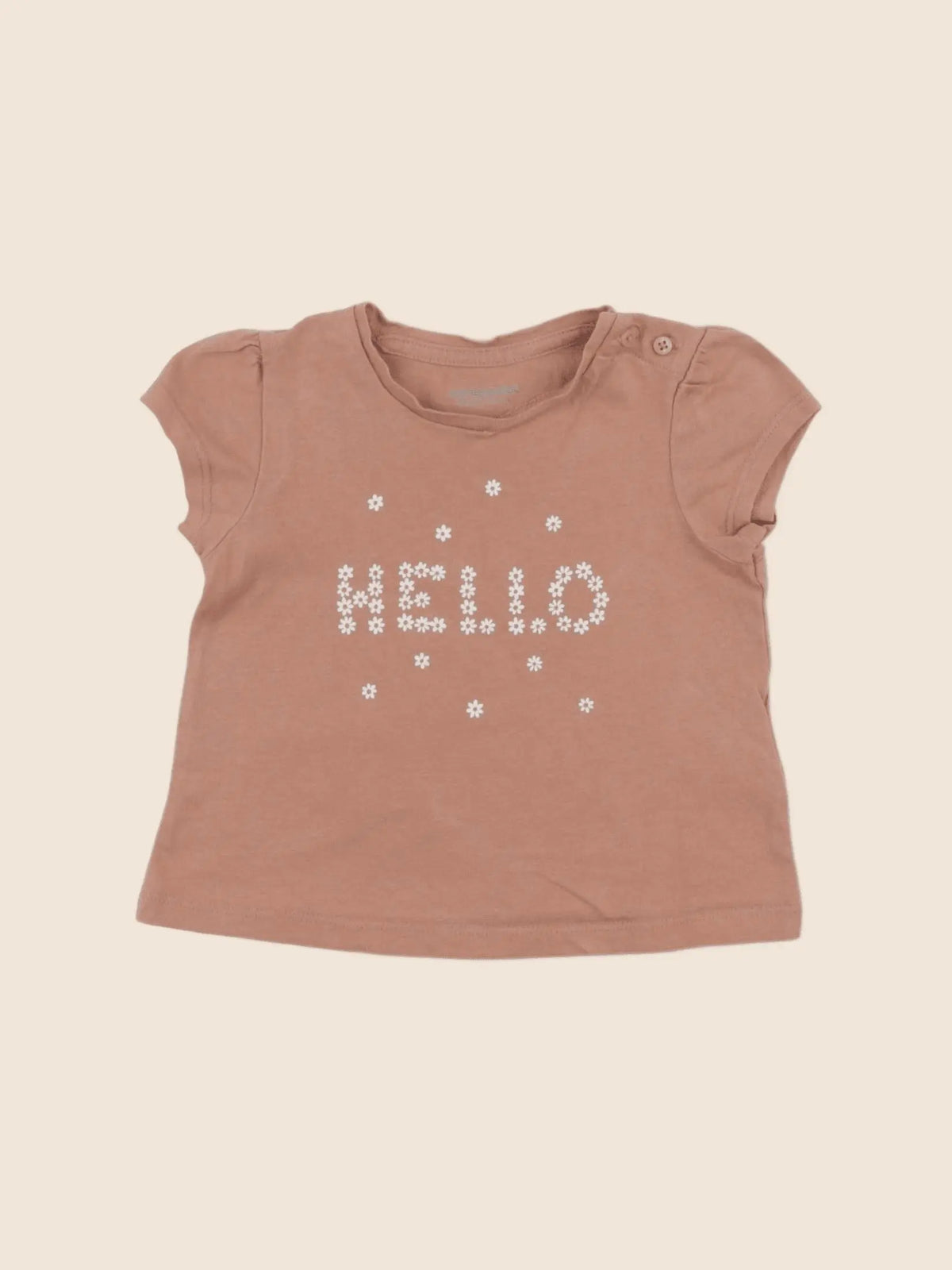 Vertbaudet - tee-shirt rose - 9 mois