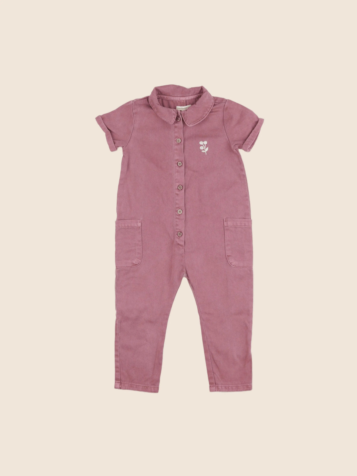 Vertbaudet - combinaison rose - 36 mois