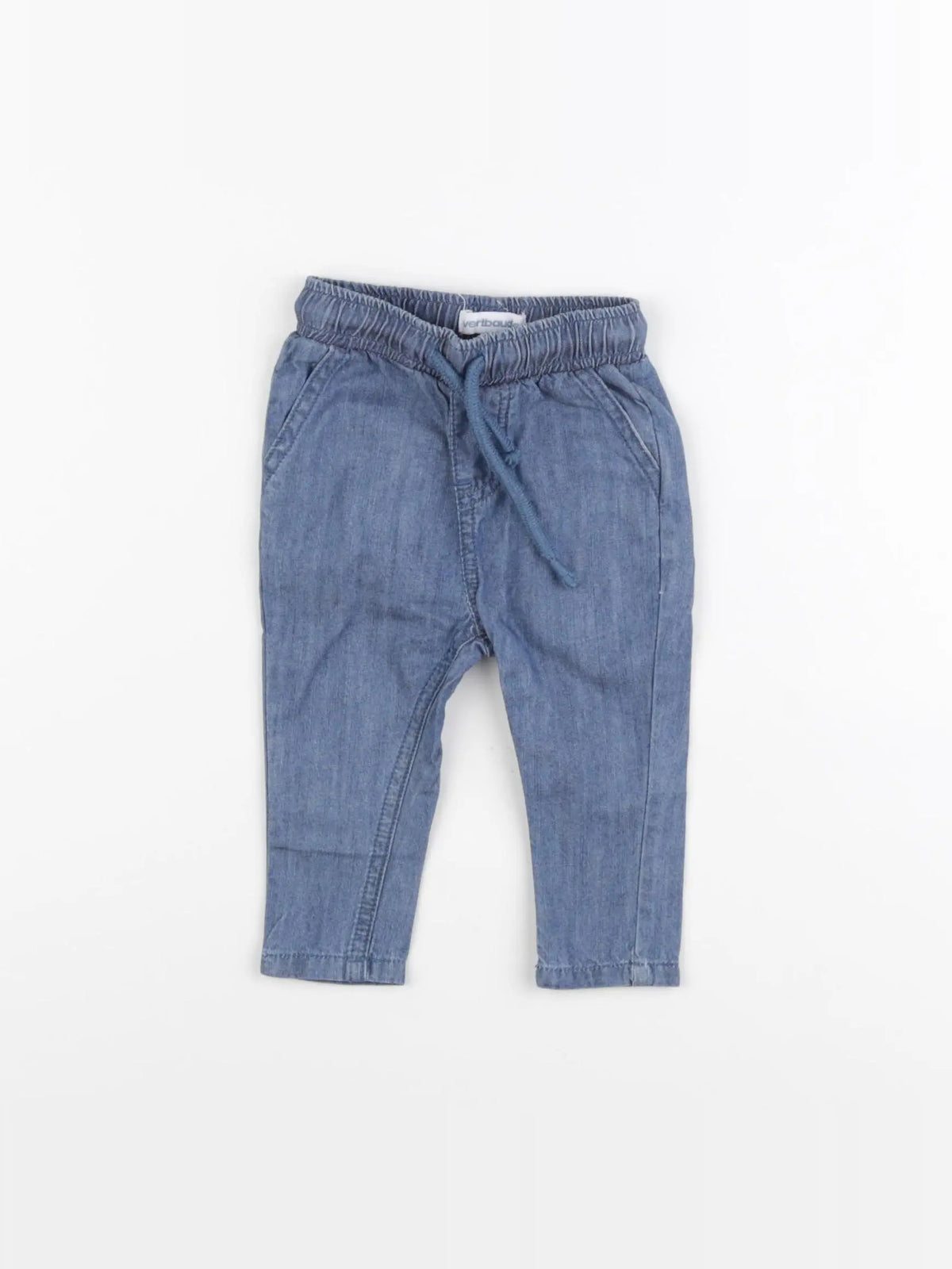 Vertbaudet - pantalon bleu - 3 mois