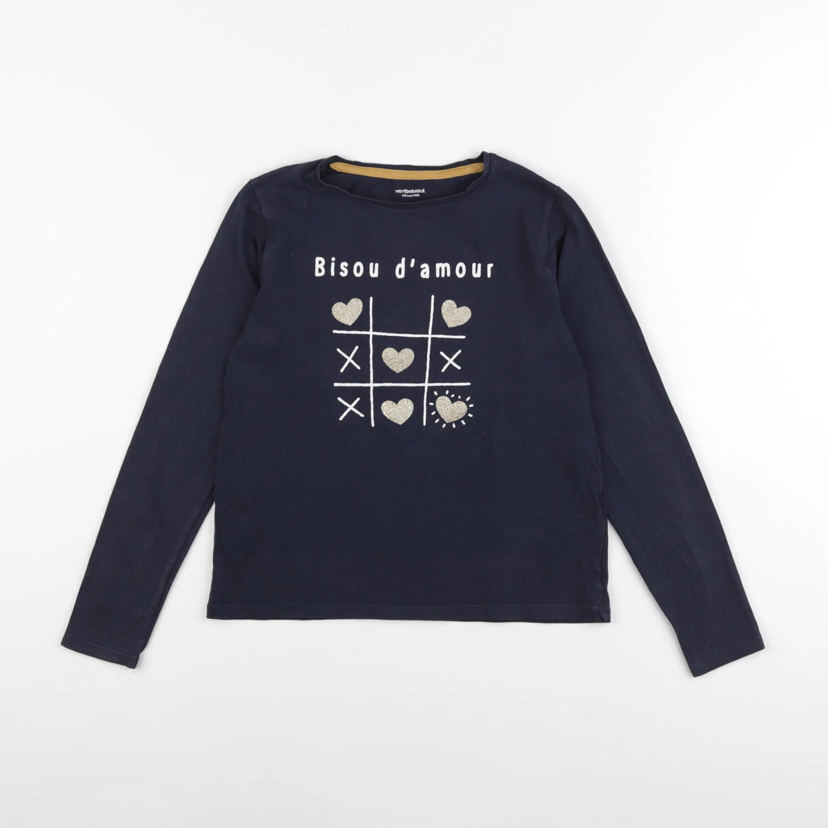 Vertbaudet - tee-shirt bleu - 10 ans