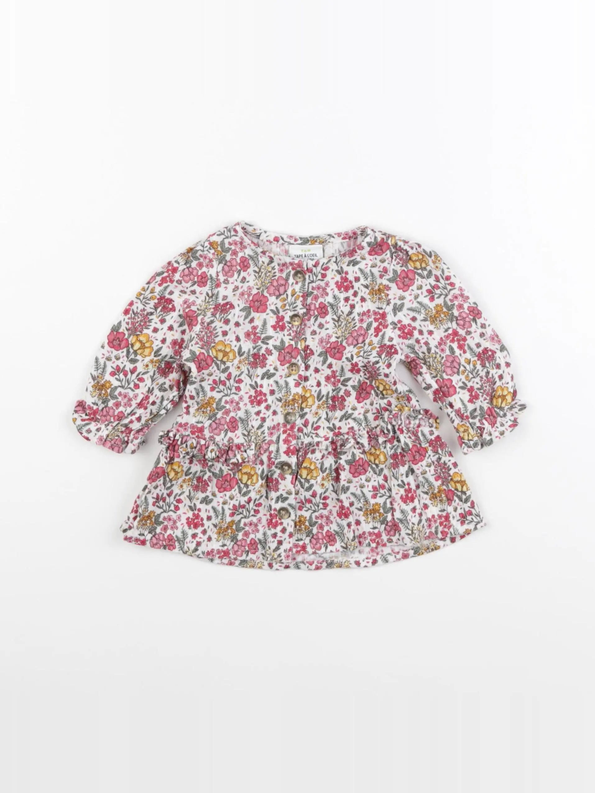 Tape à l'oeil - robe multicolore - 3 mois