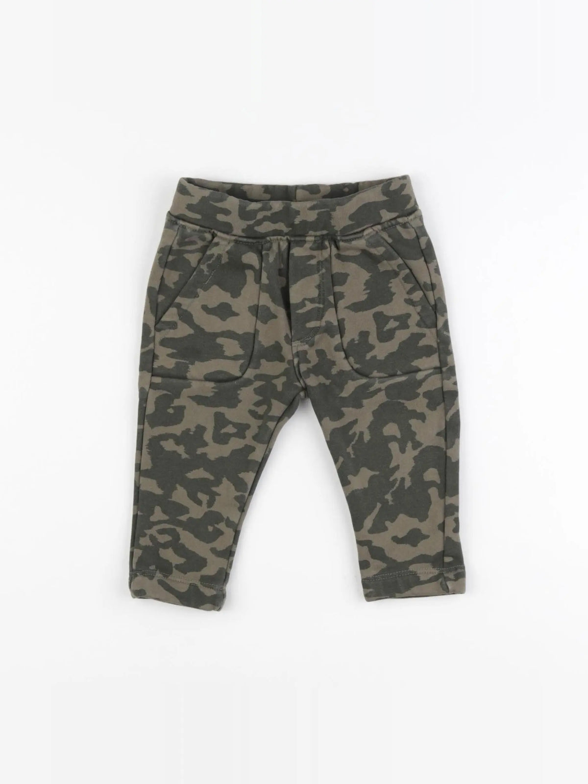 IKKS - pantalon doublé vert - 6 mois