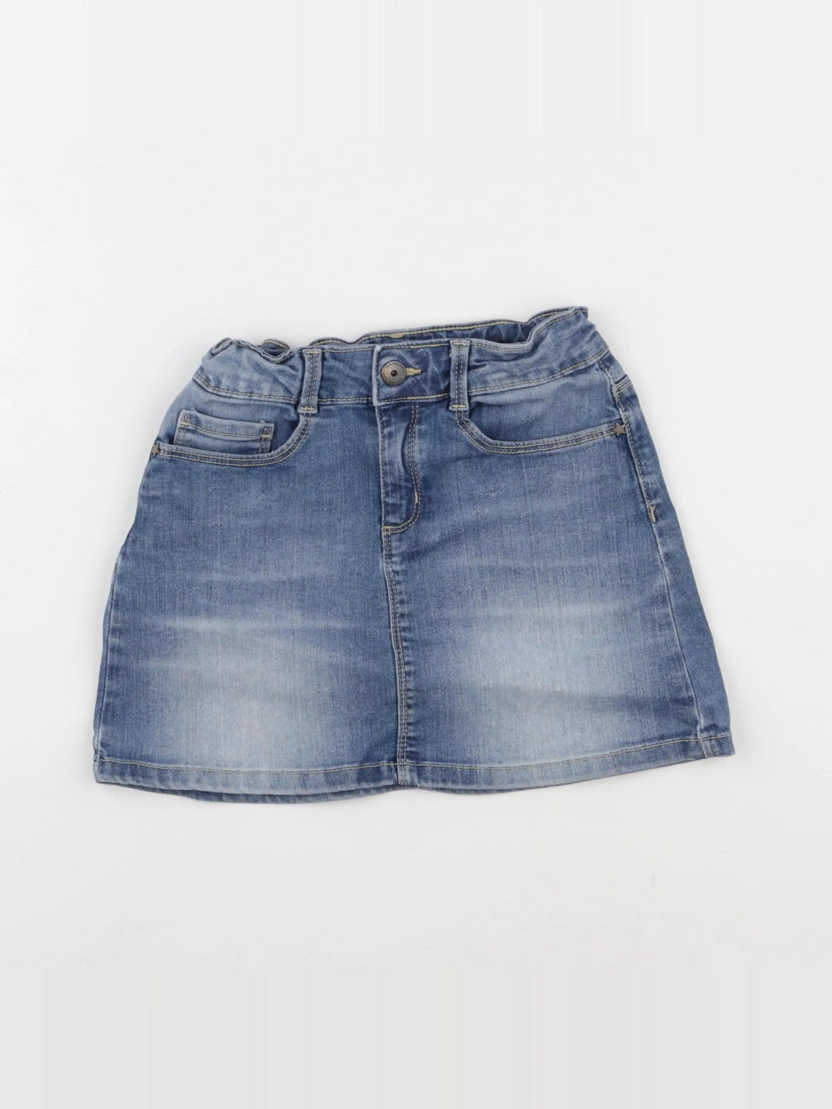 Vertbaudet - jupe bleu - 6 ans