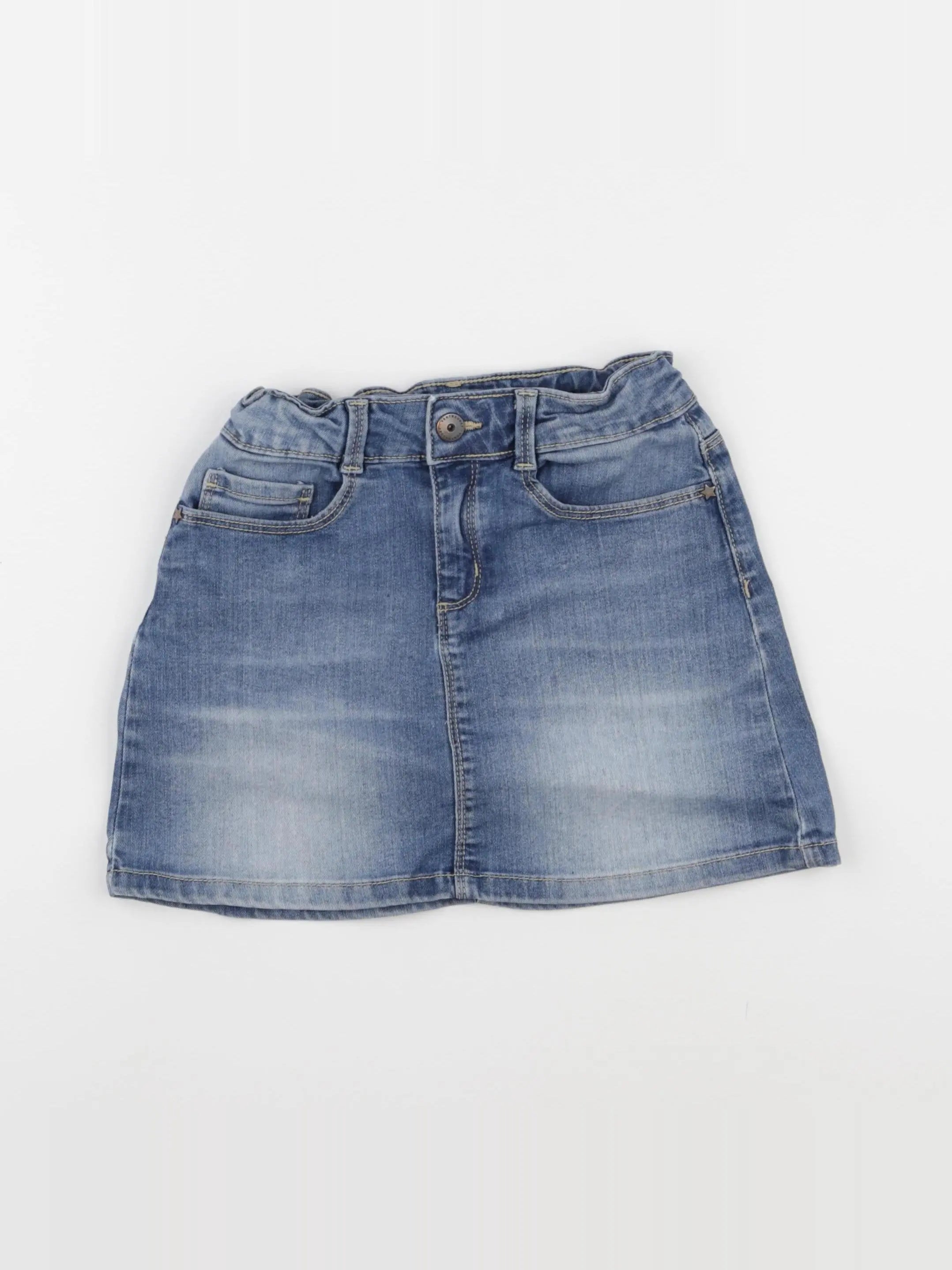 Vertbaudet - jupe bleu - 6 ans