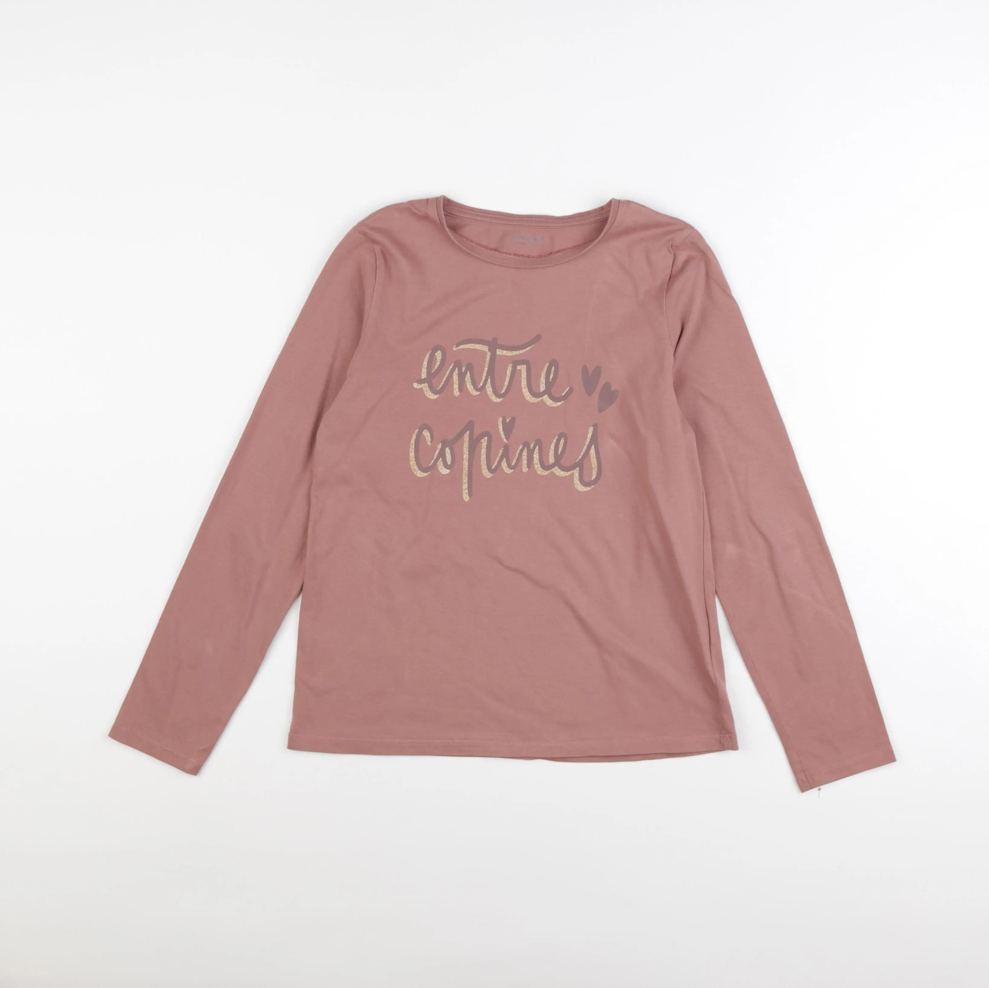 Vertbaudet - tee-shirt rose - 10 ans