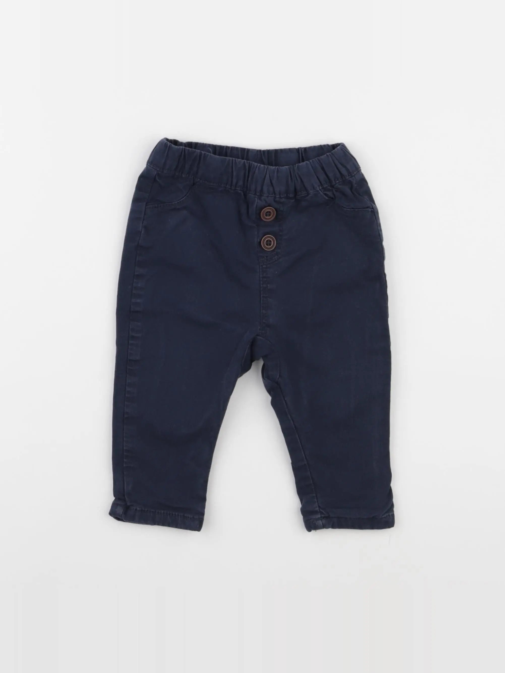 Tape à l'oeil - pantalon bleu - 6 mois