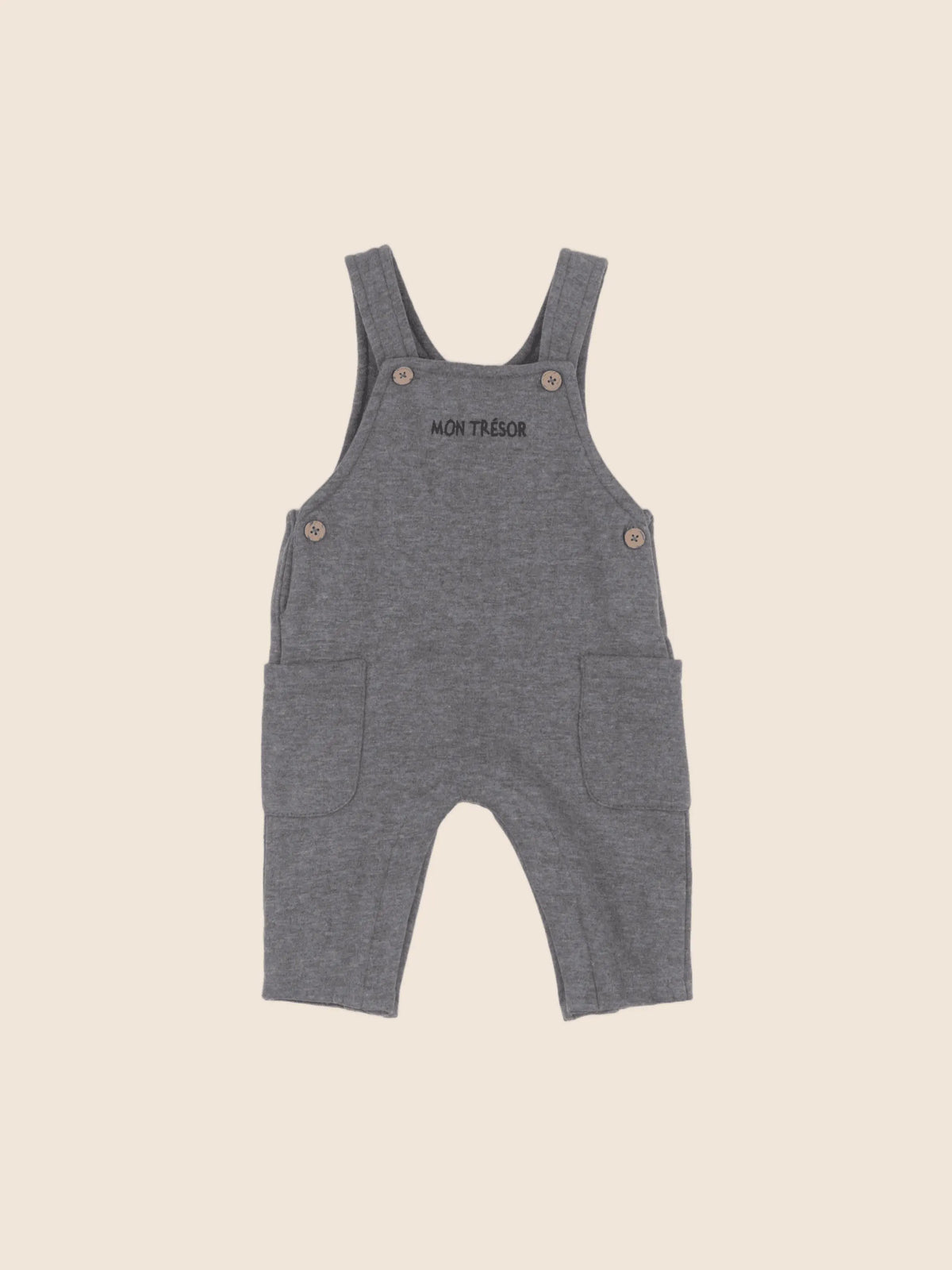 Vertbaudet - salopette gris - 3 mois
