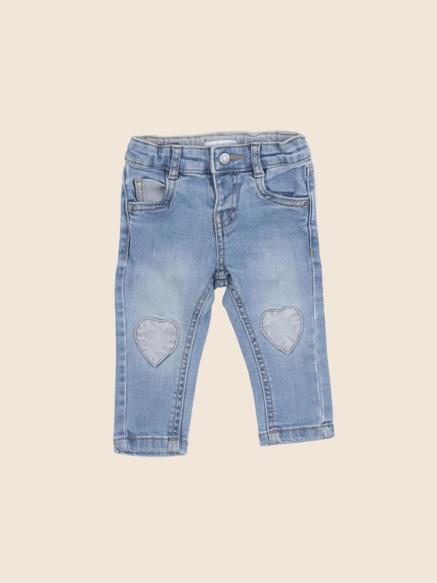 Vertbaudet - jean bleu - 6 mois