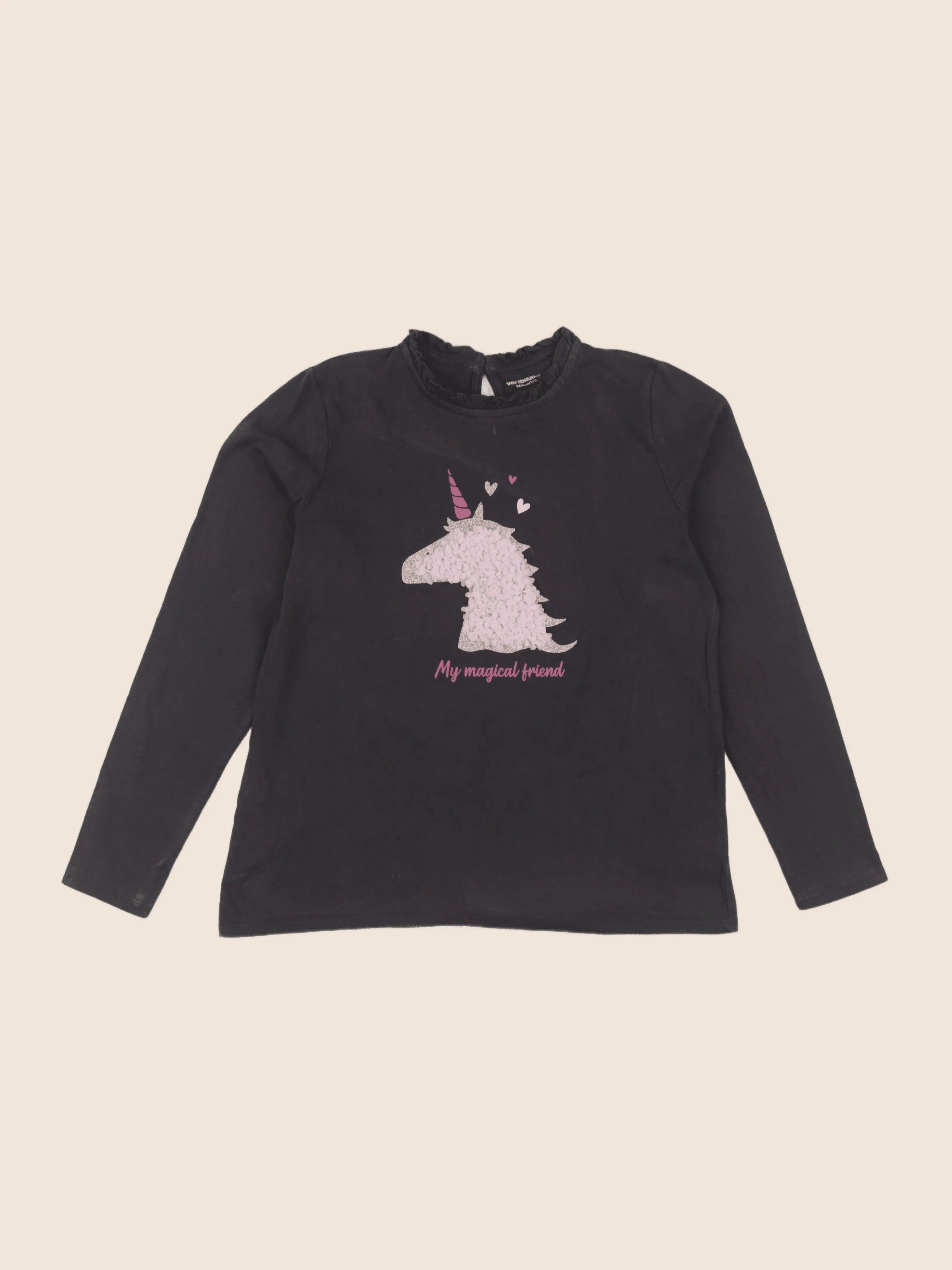 Vertbaudet - tee-shirt gris - 12 ans