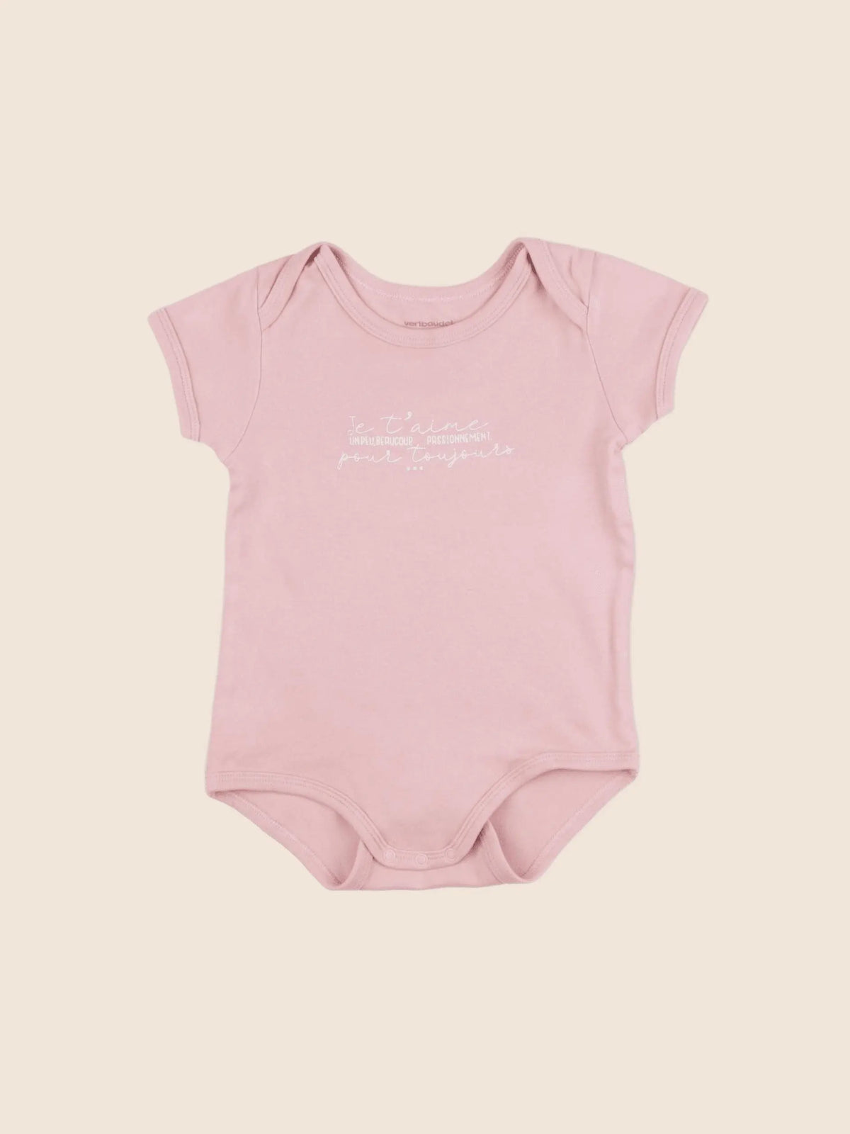 Vertbaudet - body rose - 24 mois