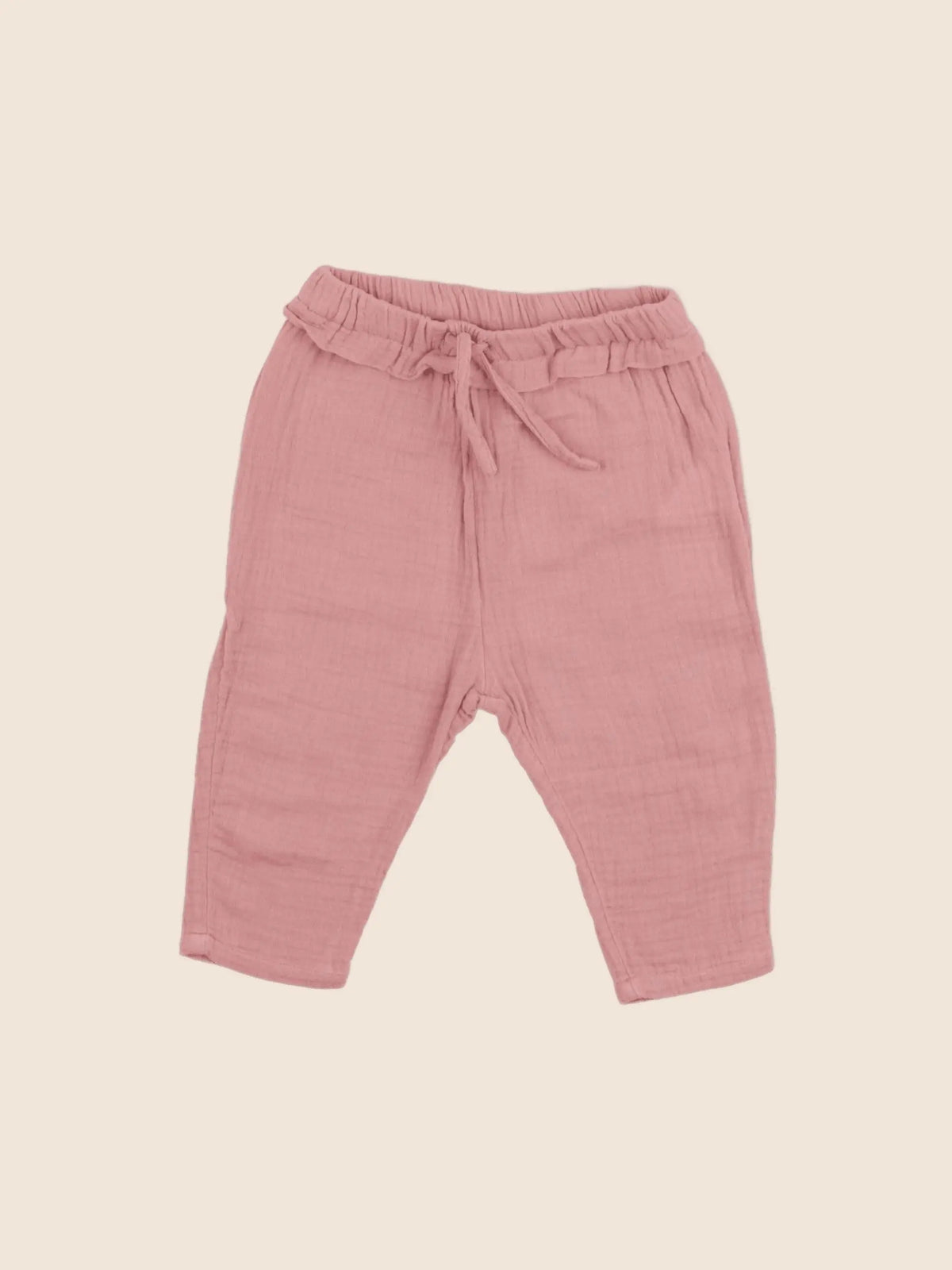 Vertbaudet - pantalon rose - 12 mois