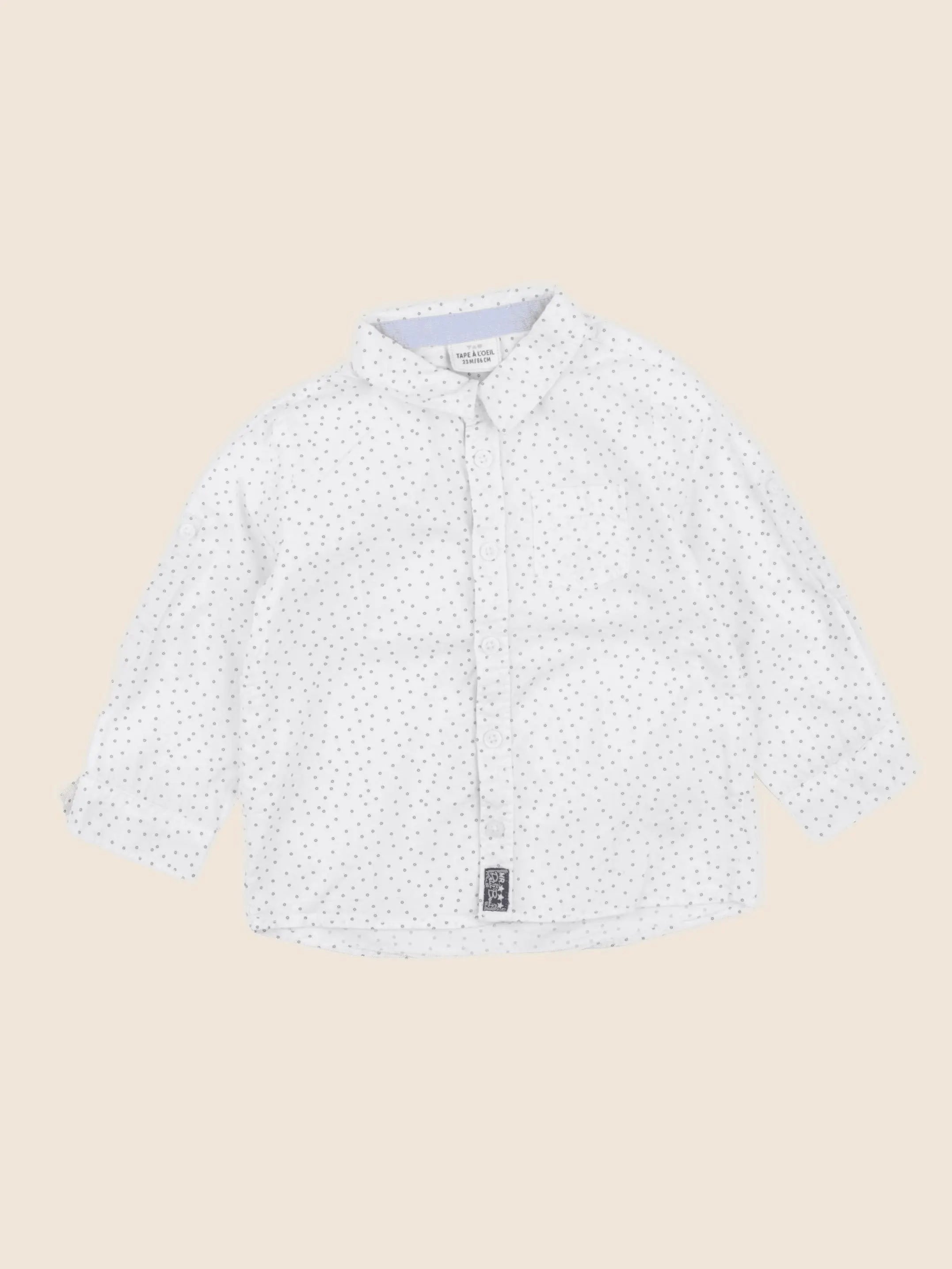 Tape à l'oeil - chemise bleu - 24 mois