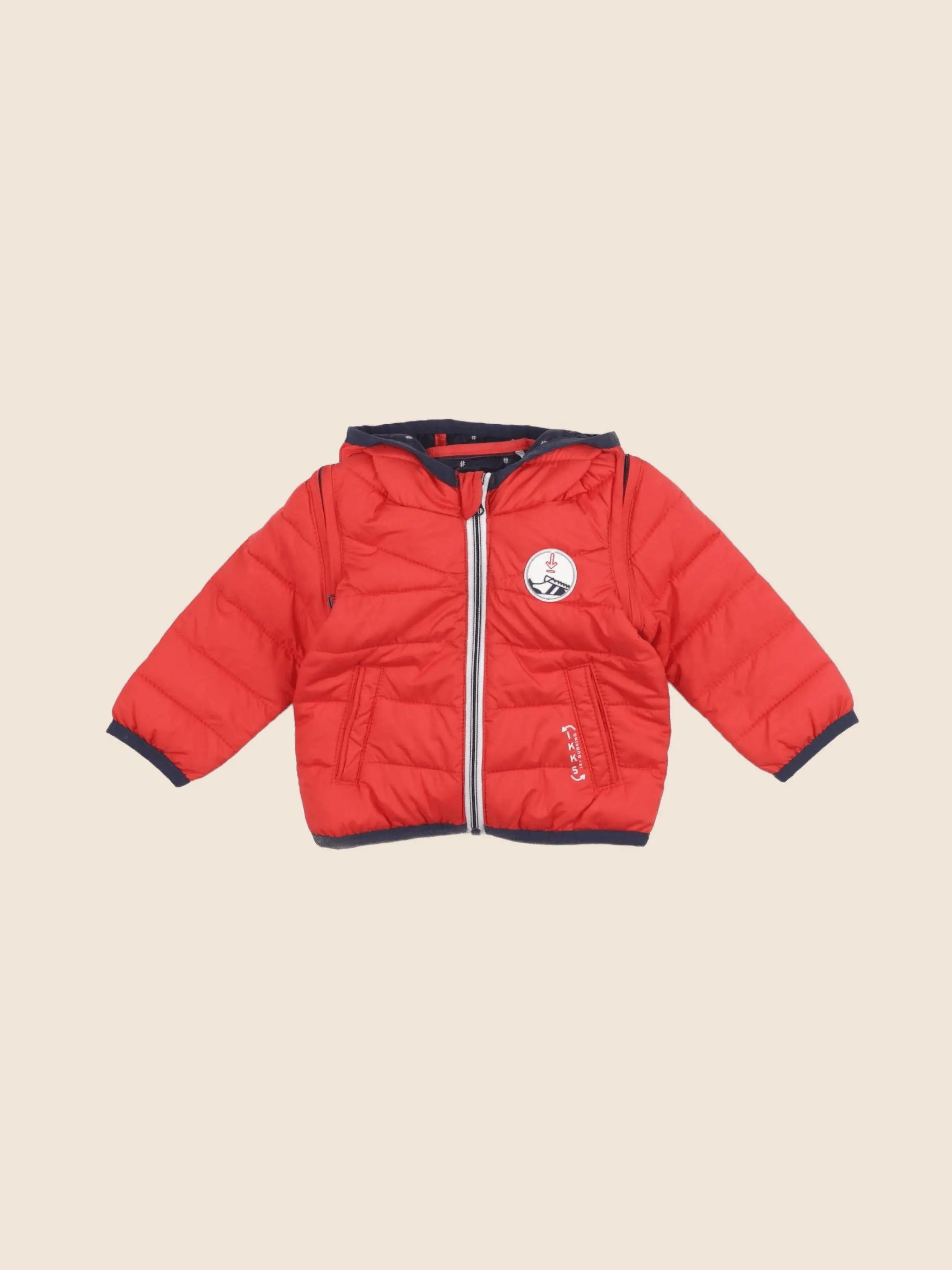IKKS - doudoune rouge - 3 mois