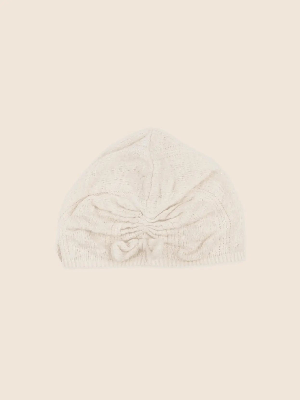 Vertbaudet - bonnet beige - 3/6 mois