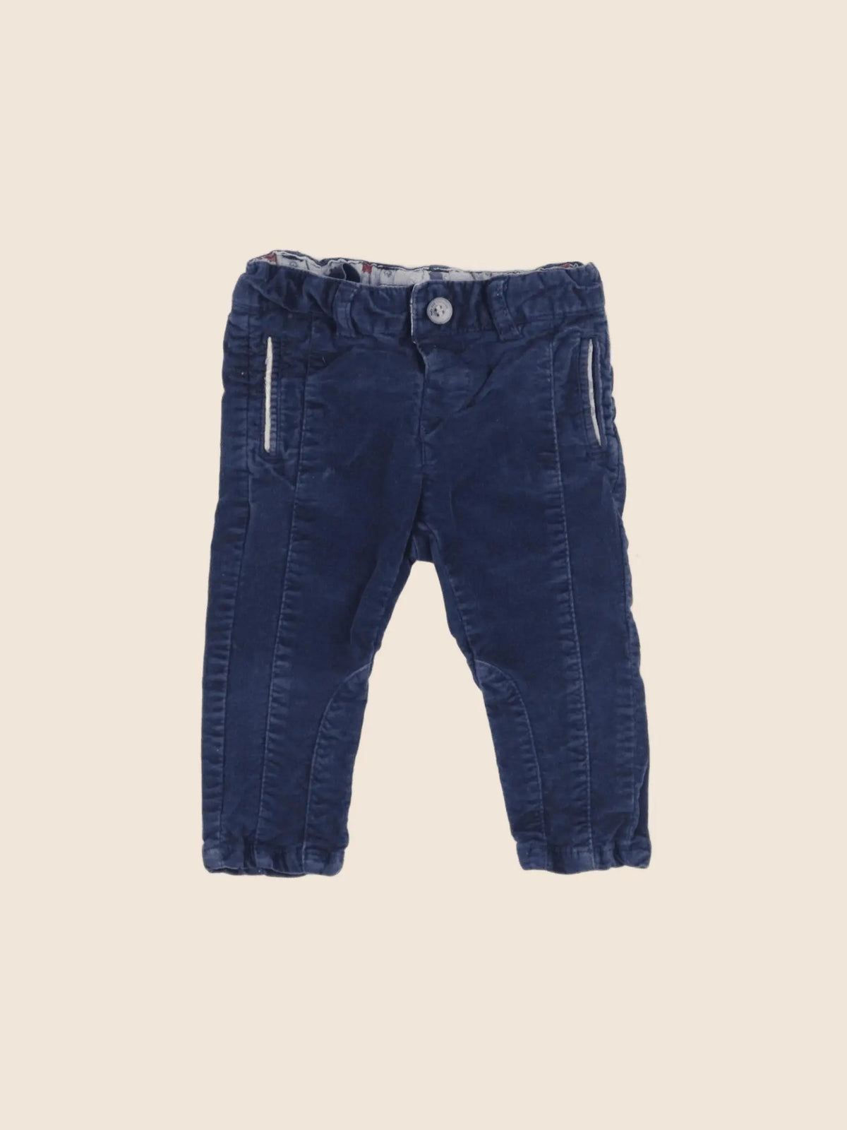 Zara - pantalon bleu - 6/9 mois