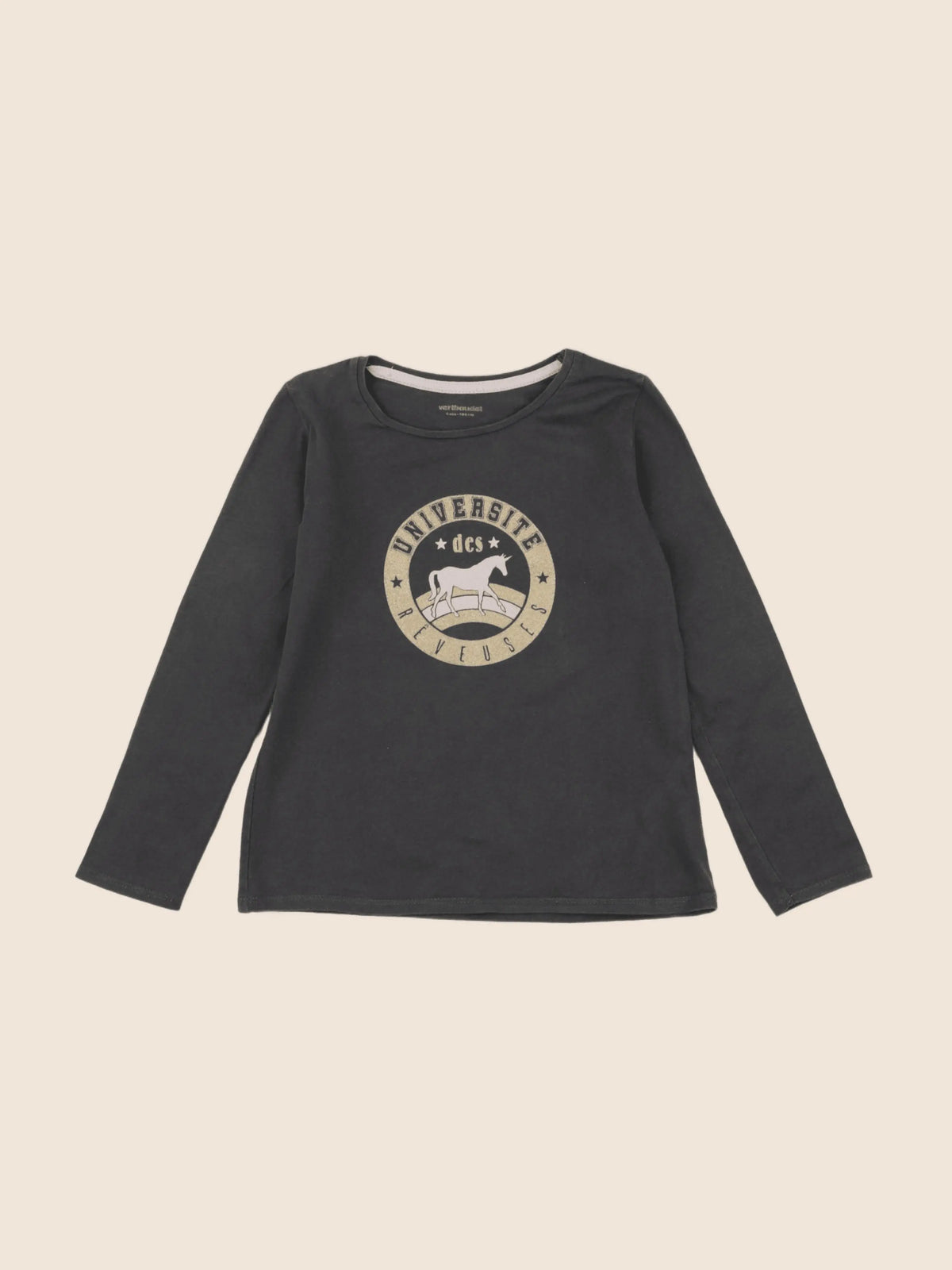Vertbaudet - tee-shirt gris - 4 ans