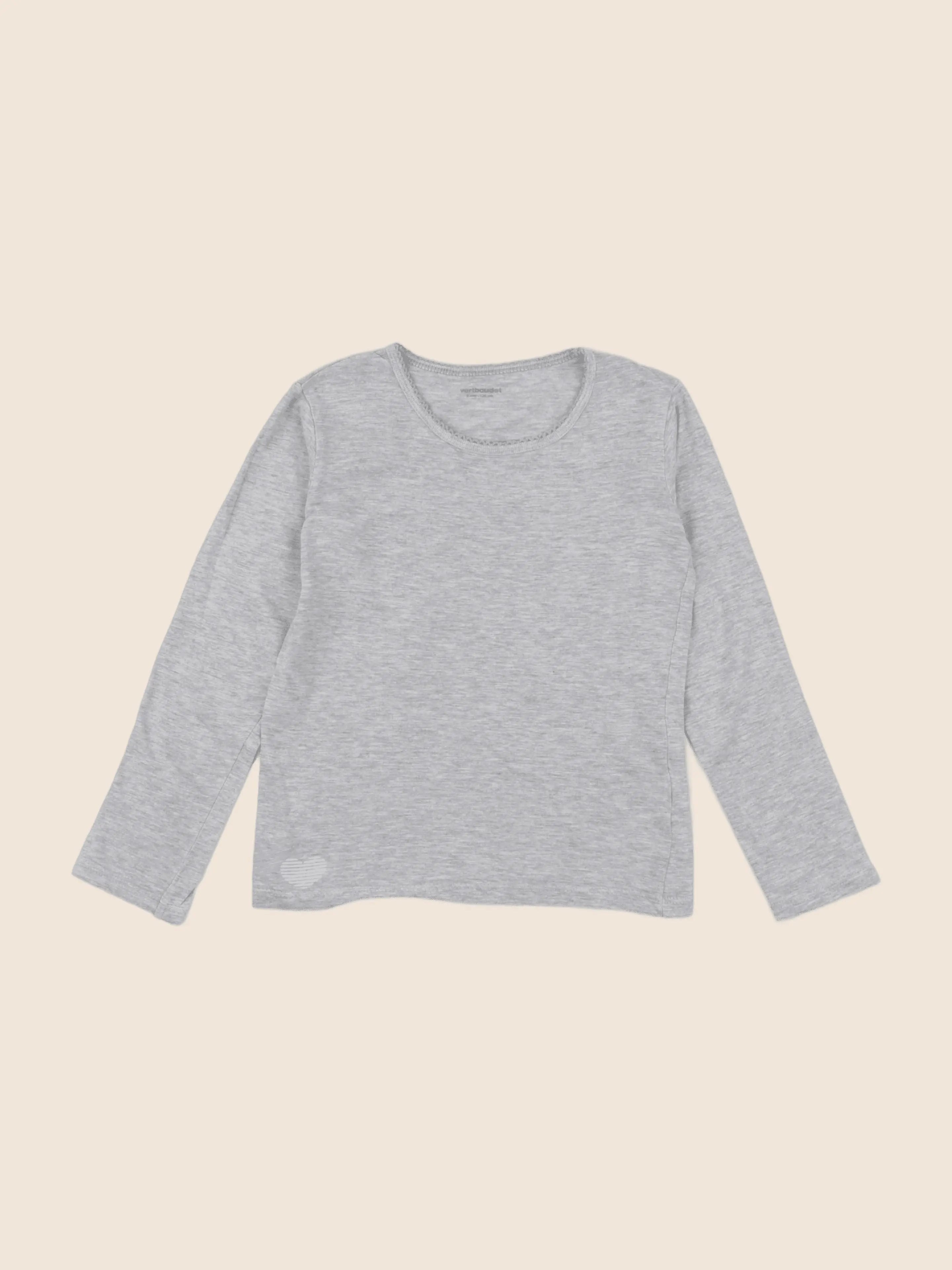 Vertbaudet - maillot de corps gris - 8 ans