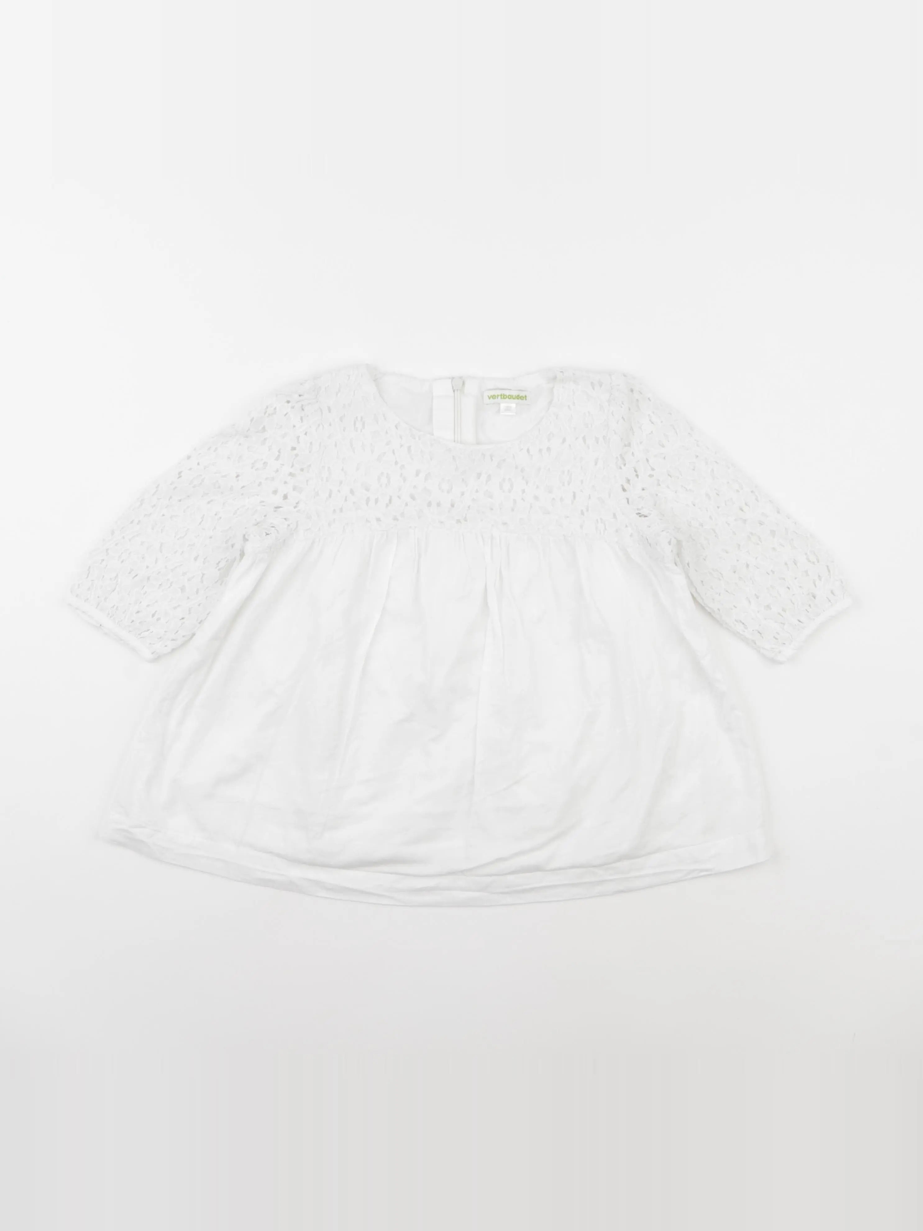Vertbaudet - blouse blanc - 6 ans