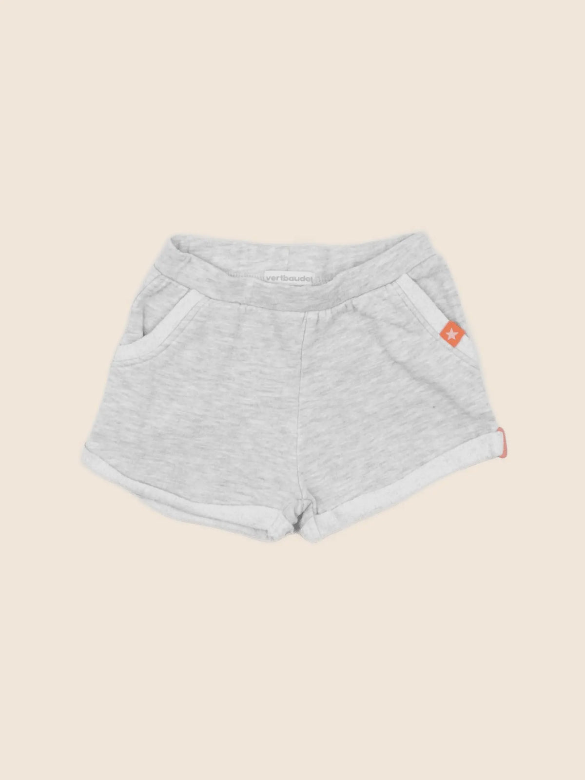 Vertbaudet - short gris - 18 mois