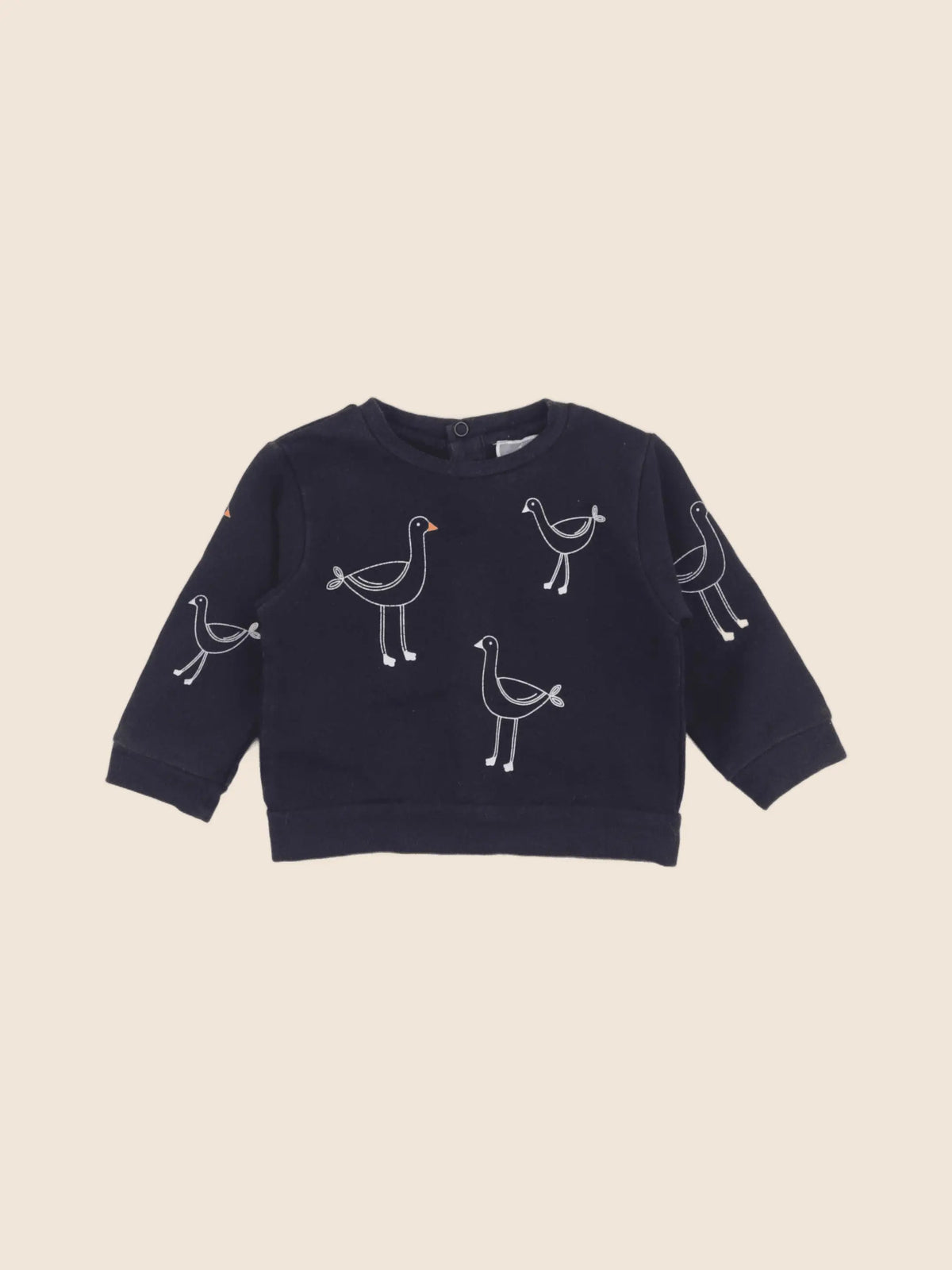 Jacadi - sweat bleu - 6 mois