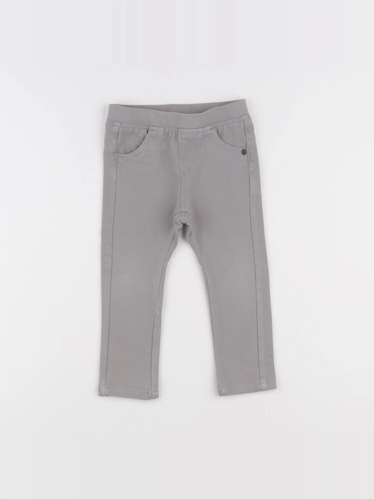 Vertbaudet - jegging gris - 18 mois