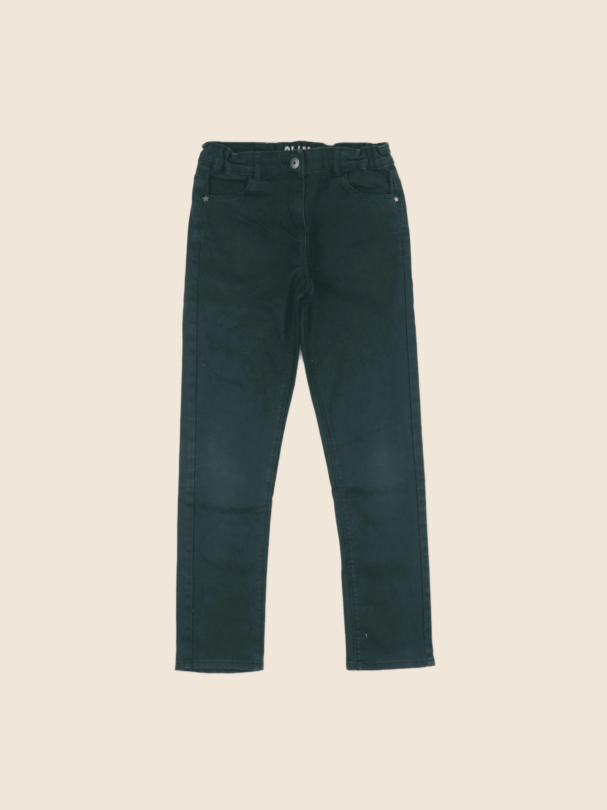 Vertbaudet - pantalon vert - 10 ans
