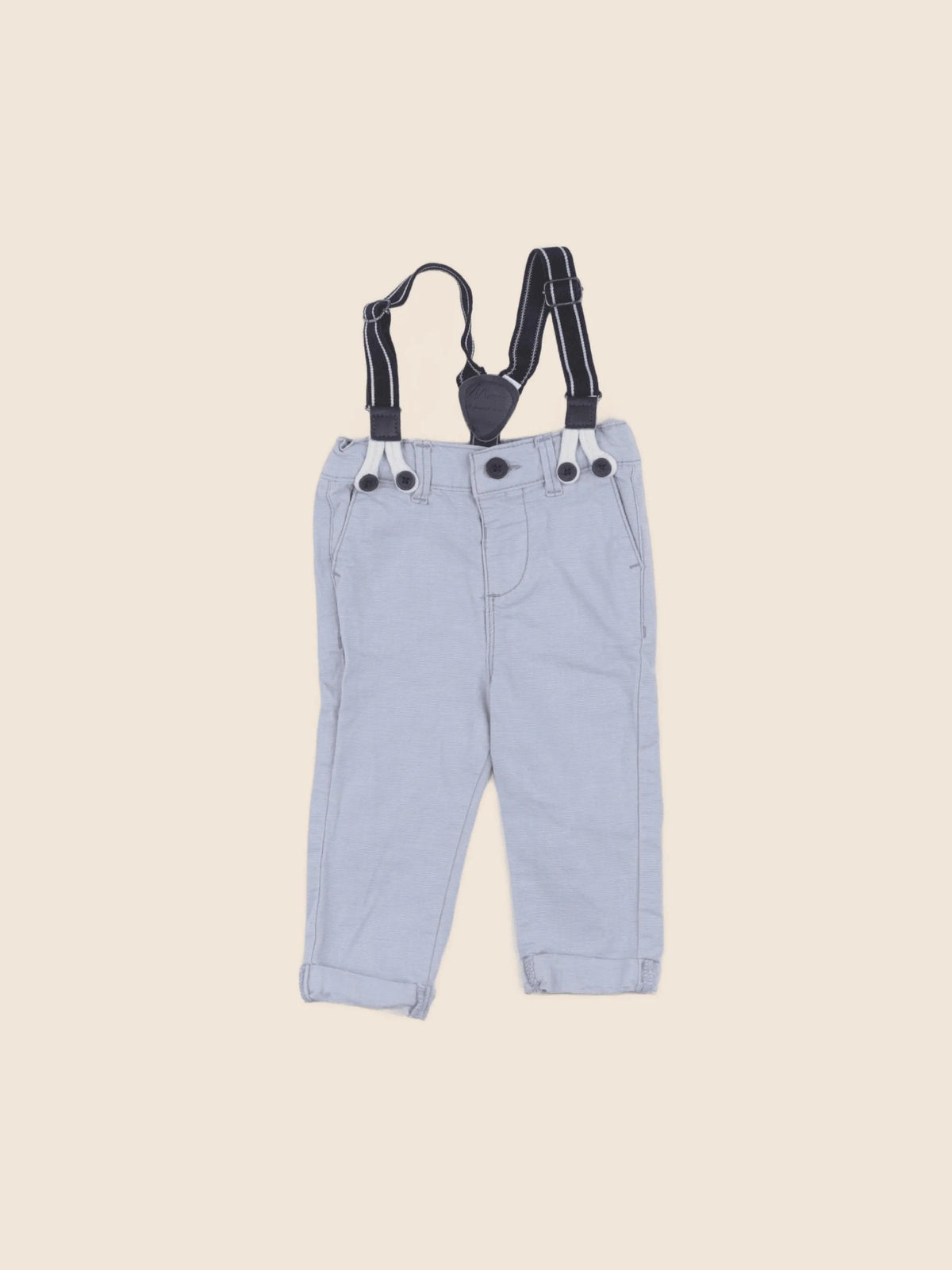 Tape à l'oeil - pantalon bleu - 6 mois