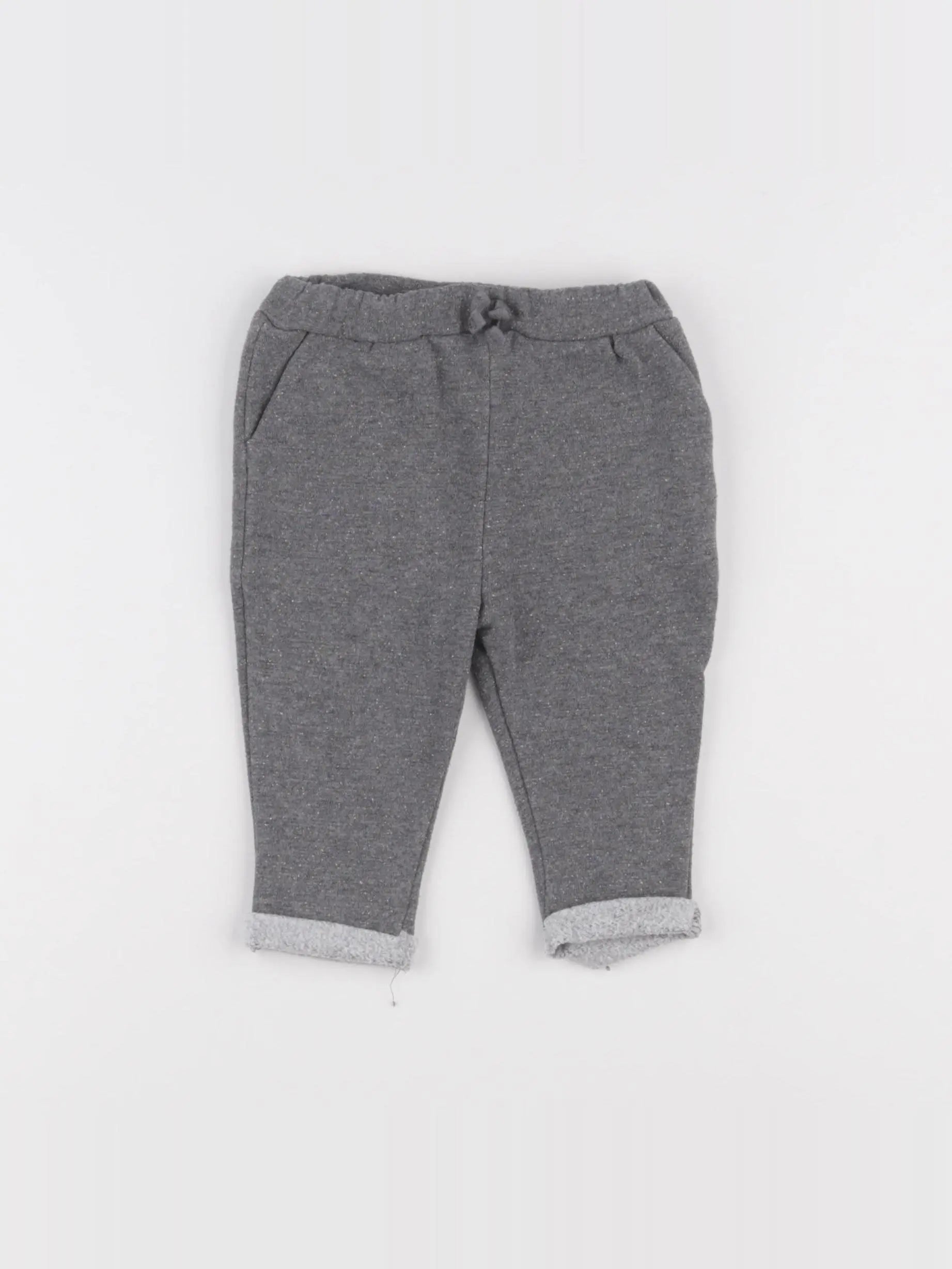 Vertbaudet - pantalon gris - 6 mois