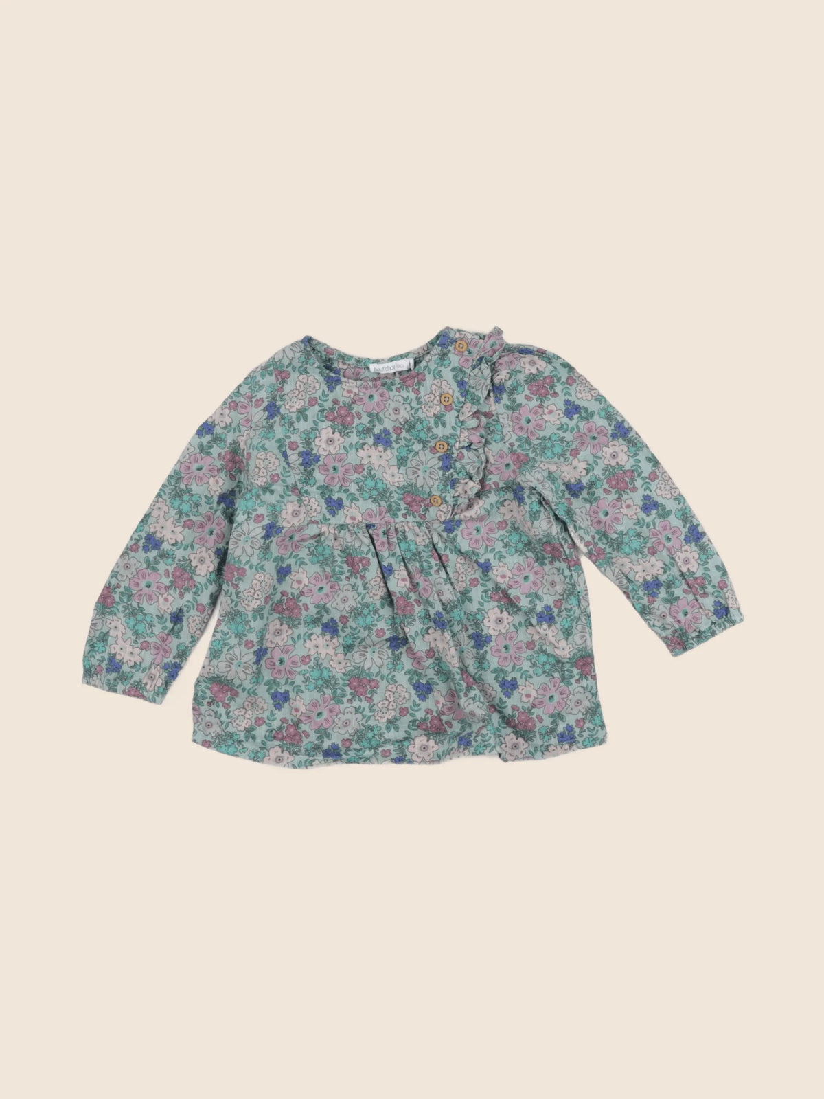 Boutchou - blouse multicolore - 18 mois