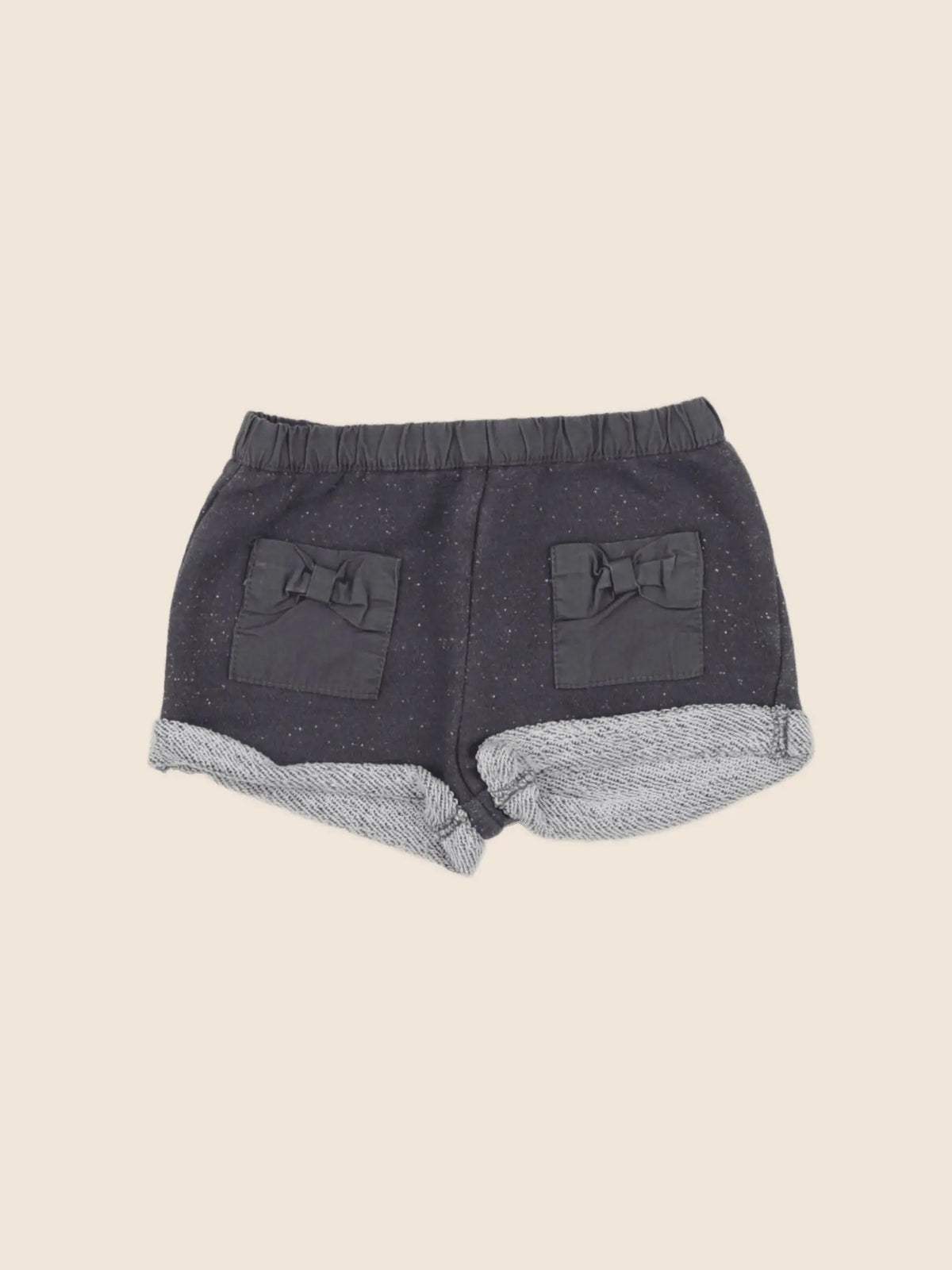 Vertbaudet - short gris, or - 9 mois