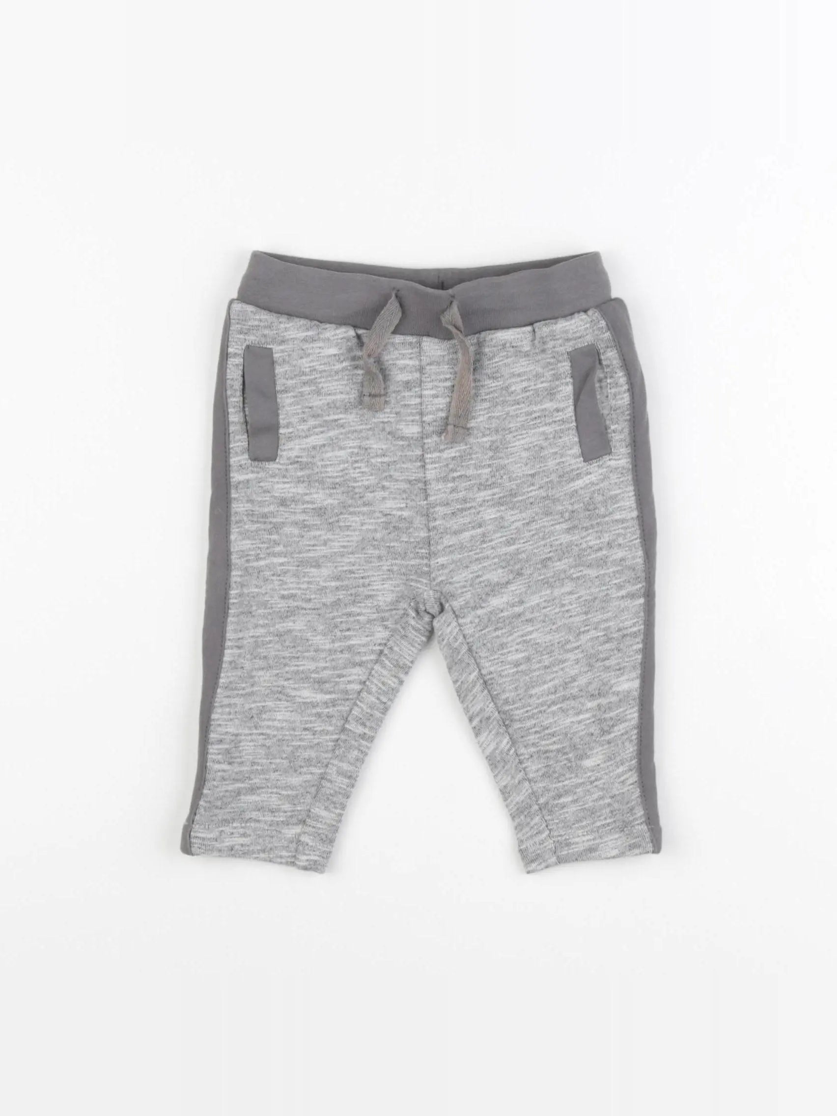 Vertbaudet - jogging gris - 6 mois