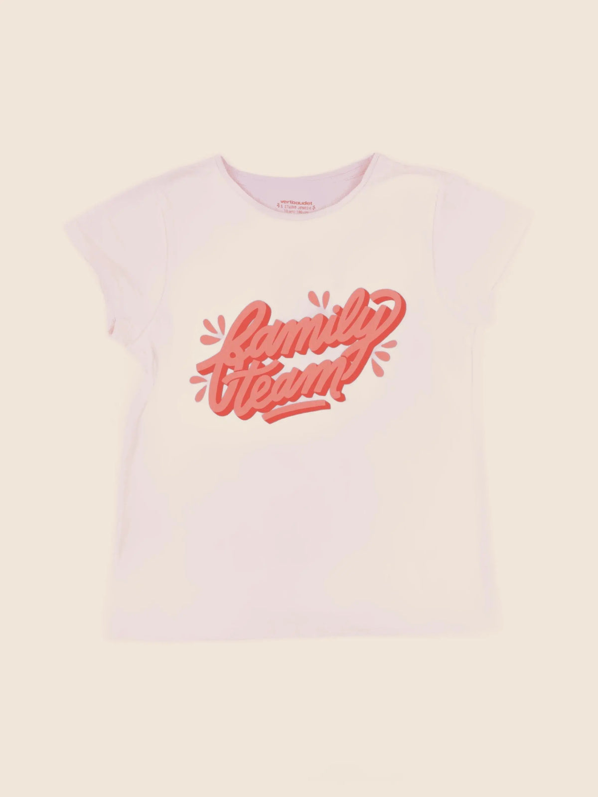 Vertbaudet - tee-shirt rose - 10 ans