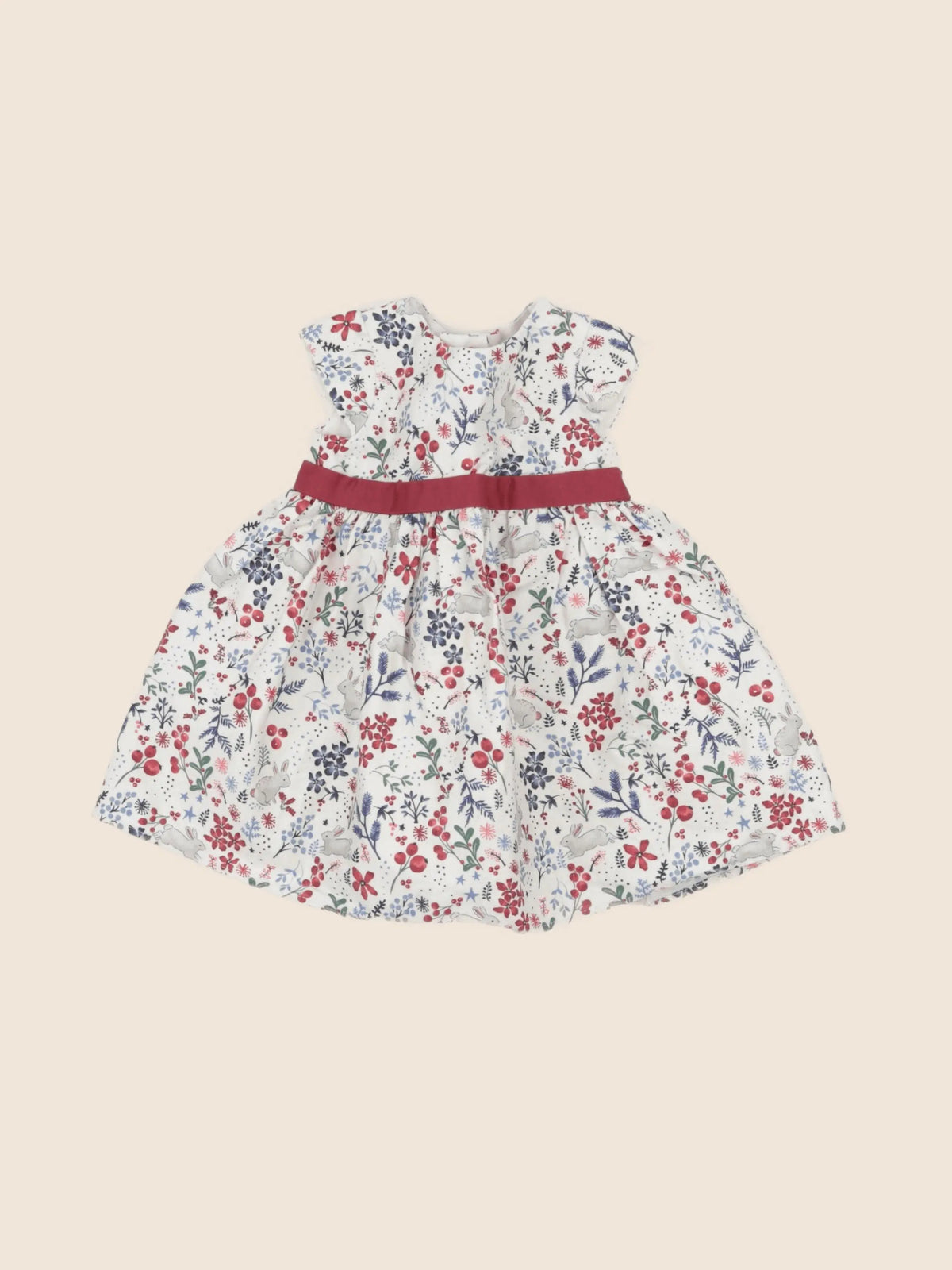 John Lewis - robe multicolore - 3/6 mois