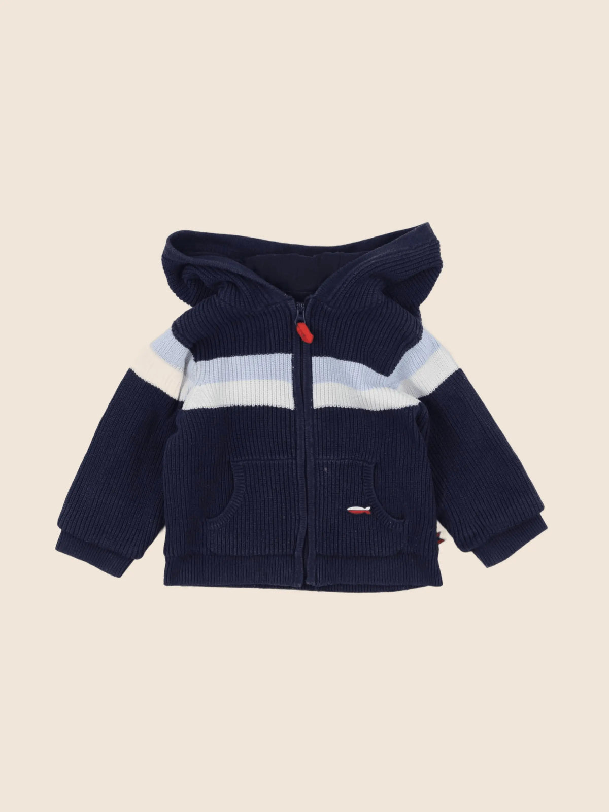 Cadet Rousselle - veste bleu - 12 mois