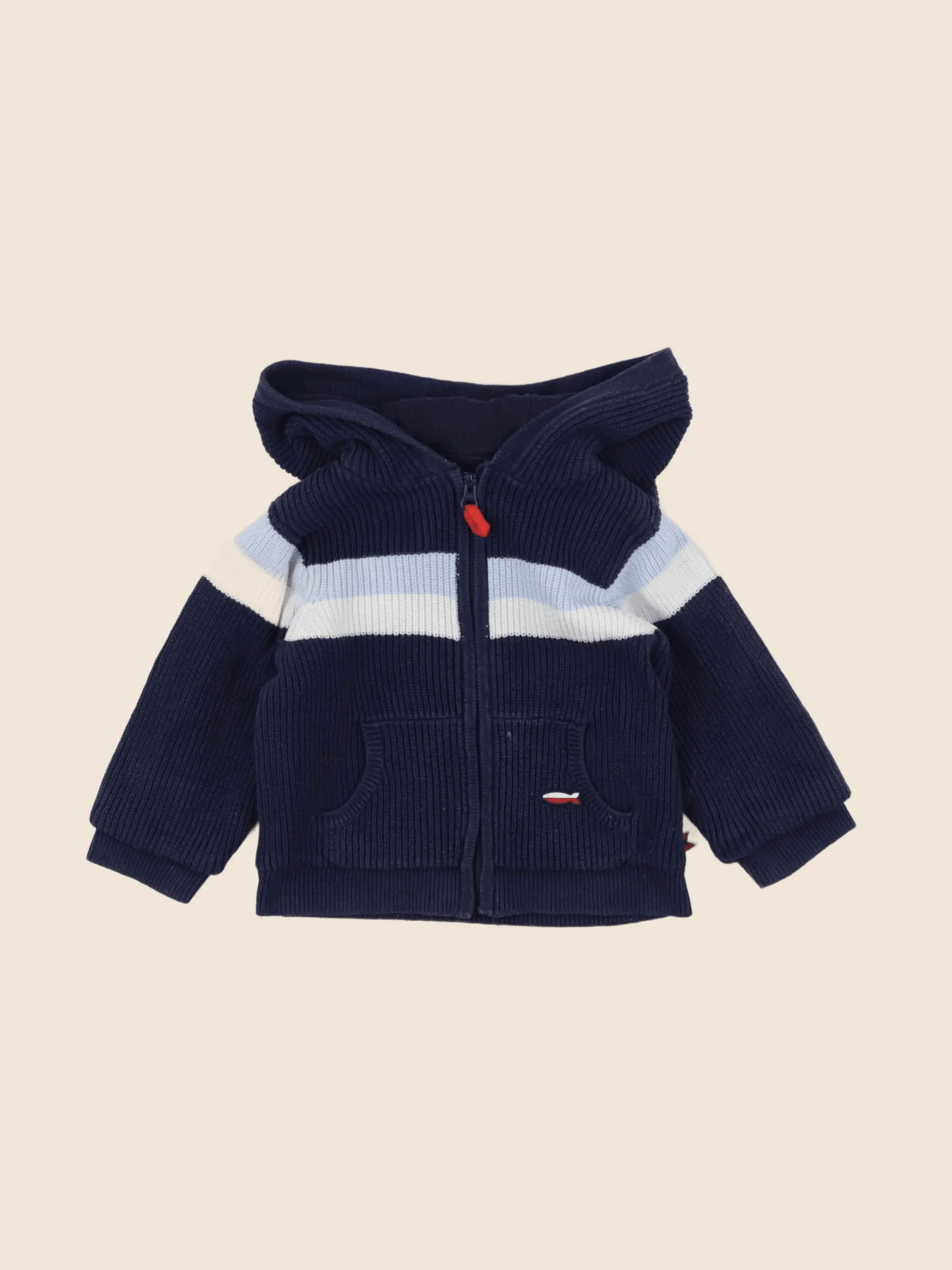Cadet Rousselle - veste bleu - 12 mois