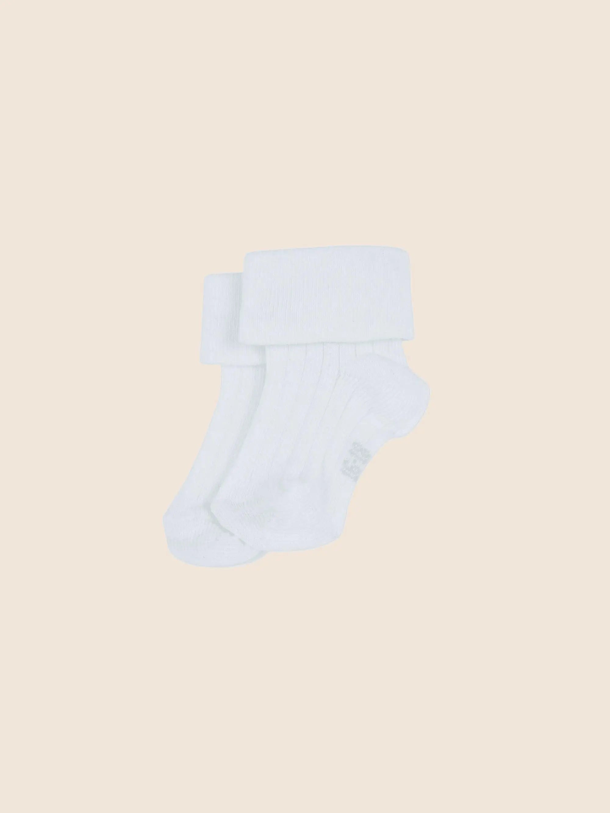 Chaussettes bébé écru